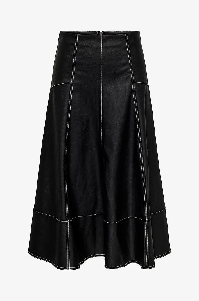 ONLY JOSIE FAUX LEATHER SKIRT