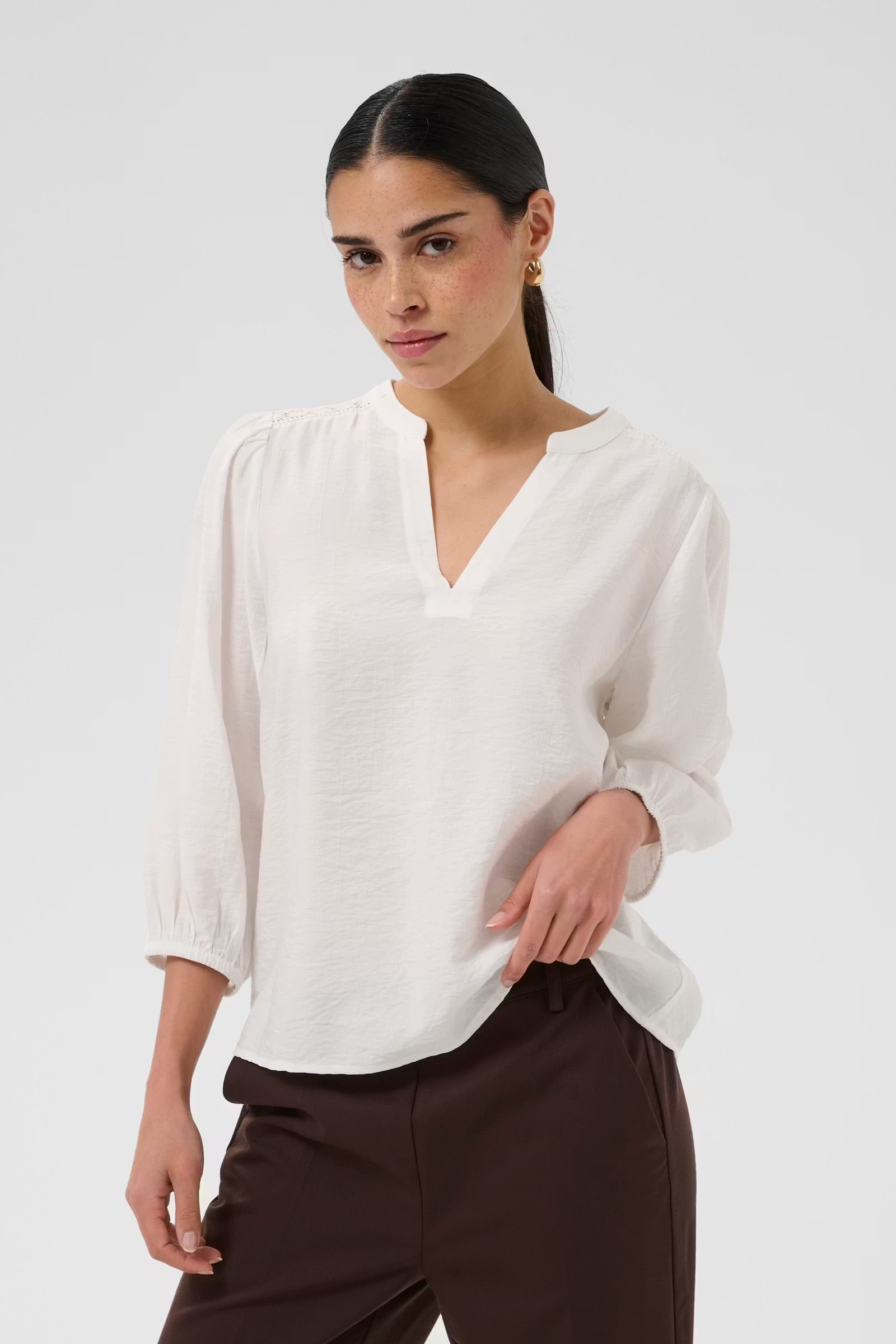 KAFFE ALBERTA BLOUSE