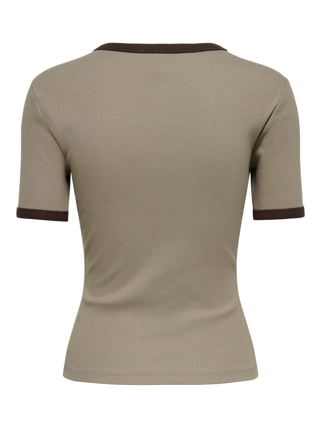 ONLY VAL S/S CONTRAST TOP JRS