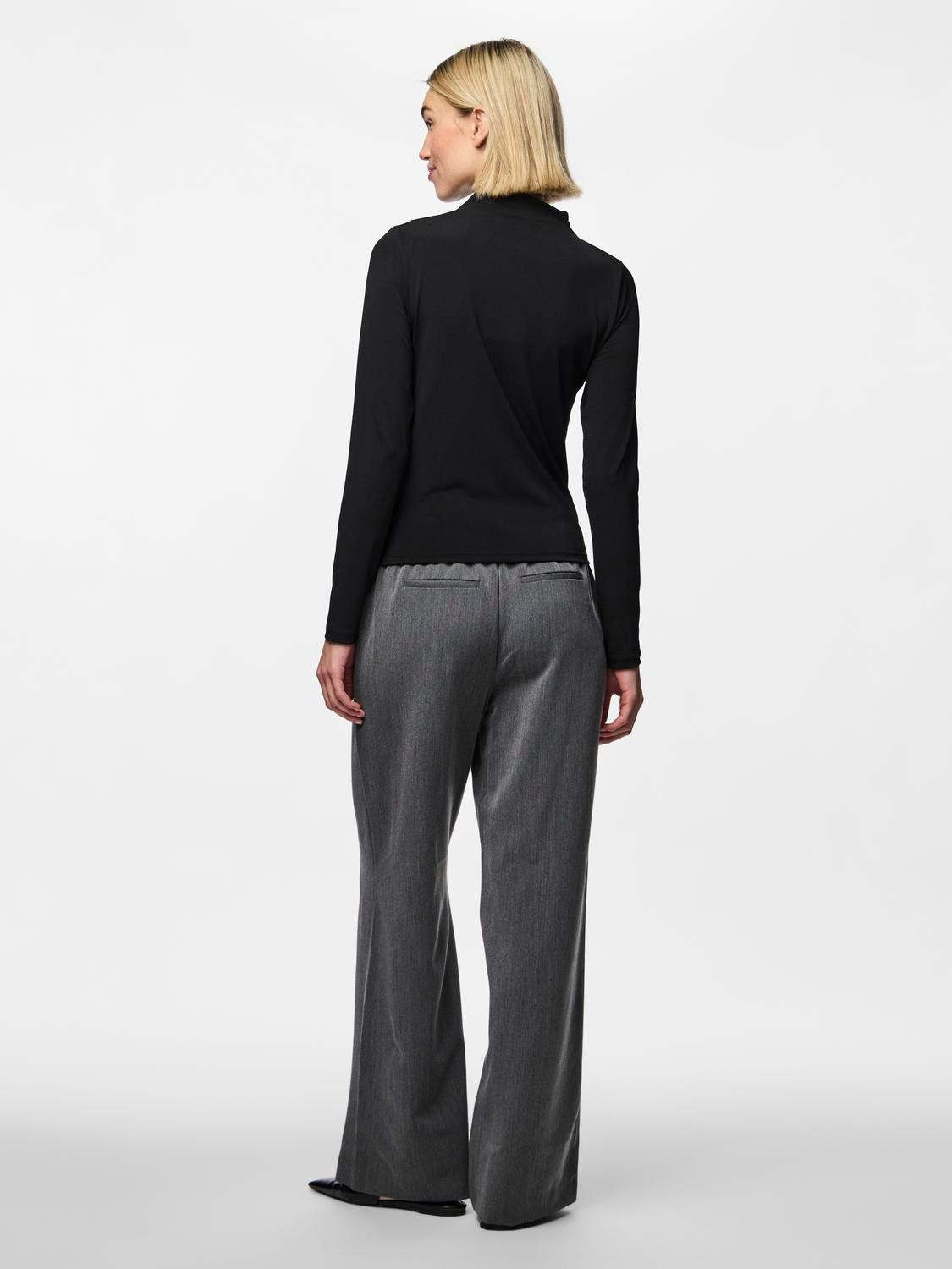 PIECES MADISON LS DRAPED TOP