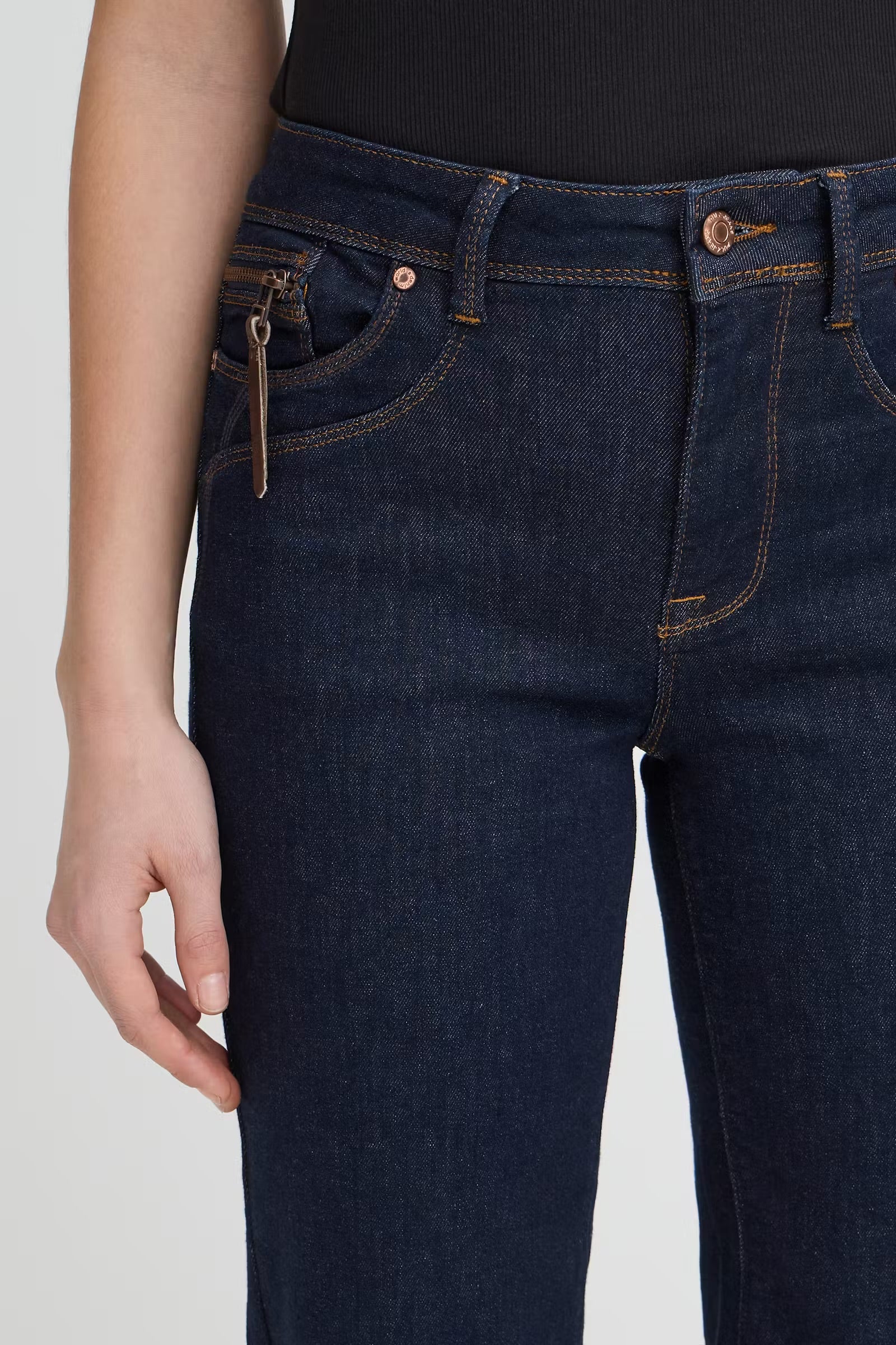 PULZ JEANS KAROLINA HW JEANS STRAIGHT LEG