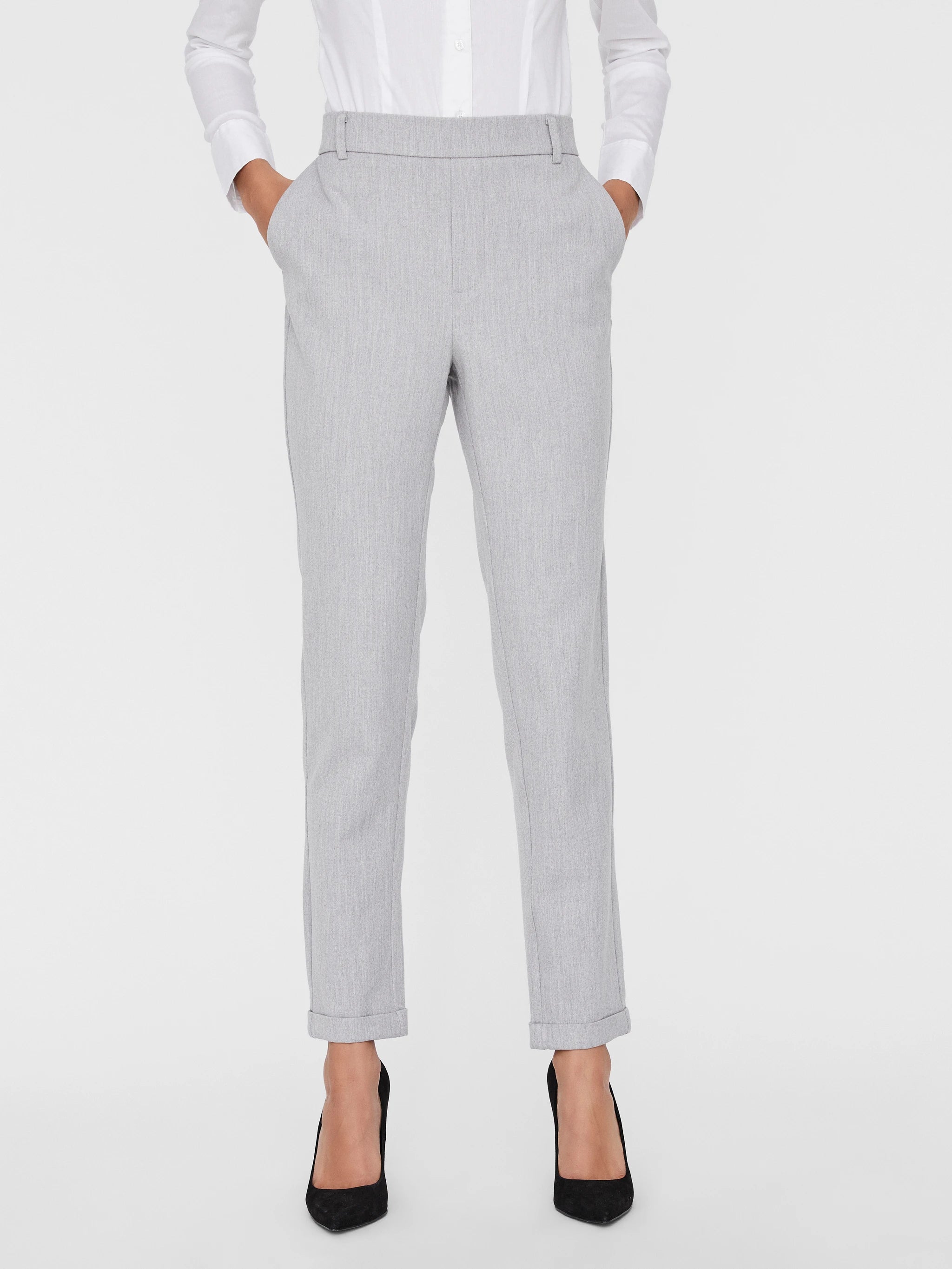 VERO MODA MAYA MW LOOSE SOLID PANT