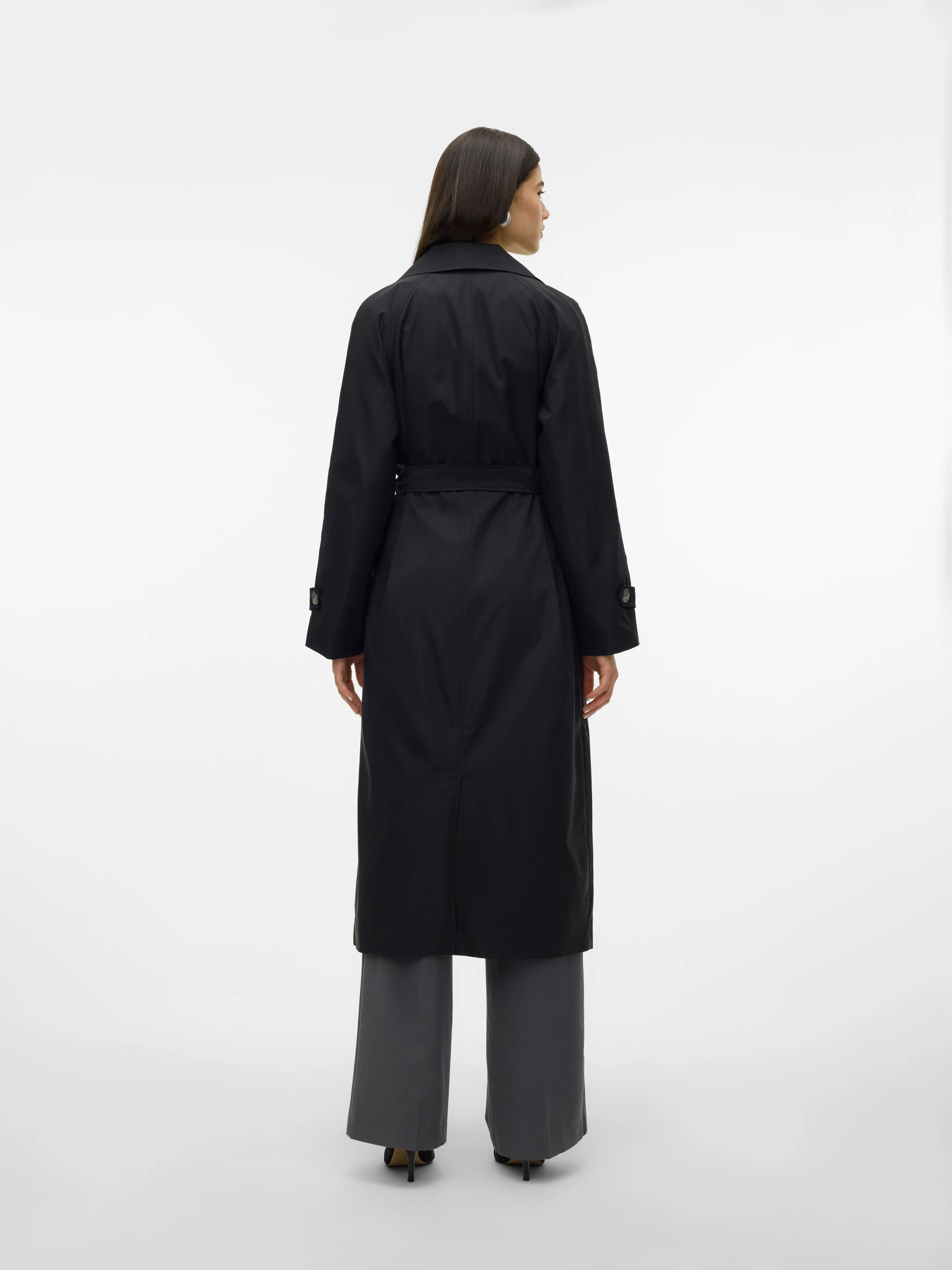 VERO MODA TESSA GOLD LONG TRENCHCOAT