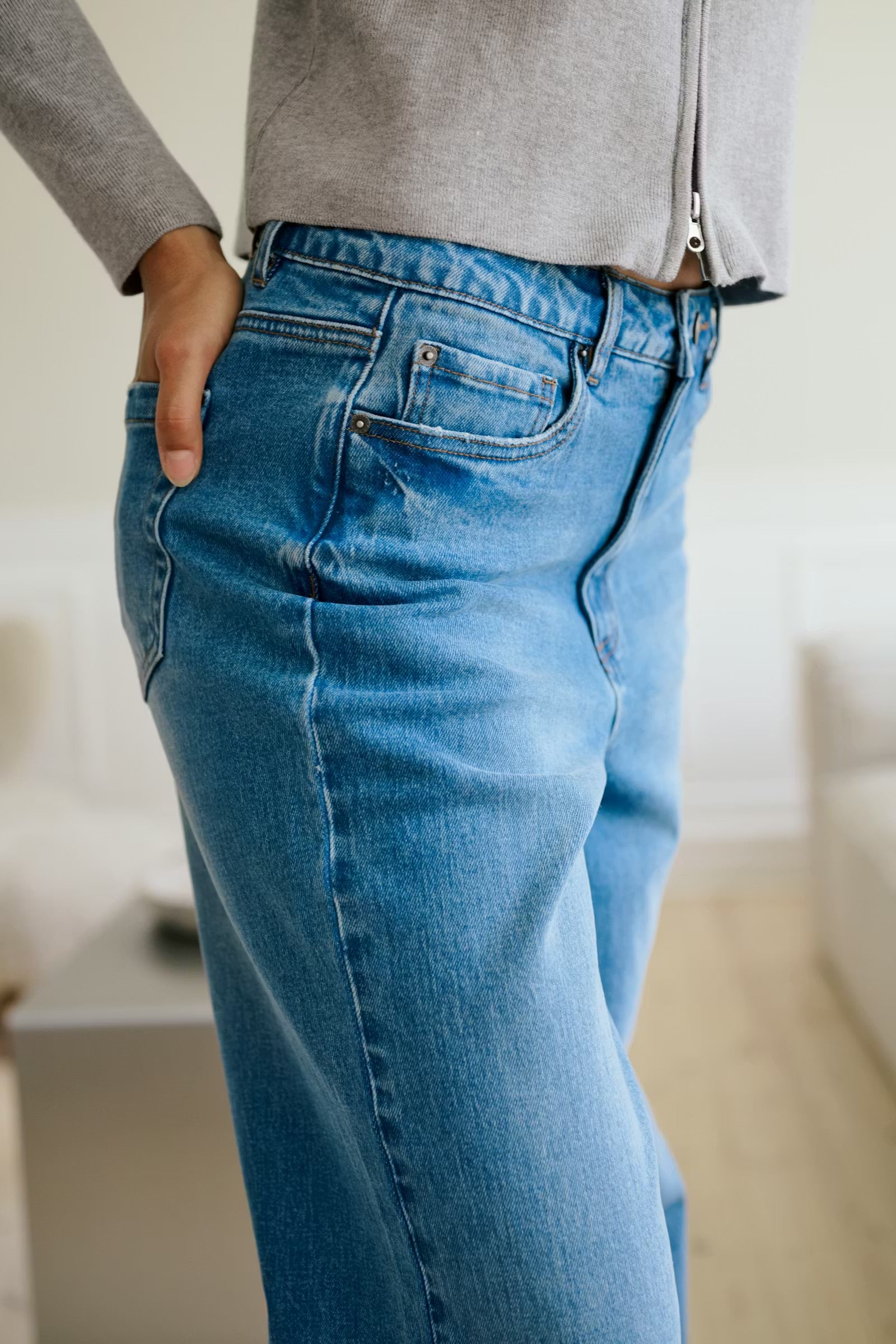 KAFFE MEADOW HW REG FIT JEANS