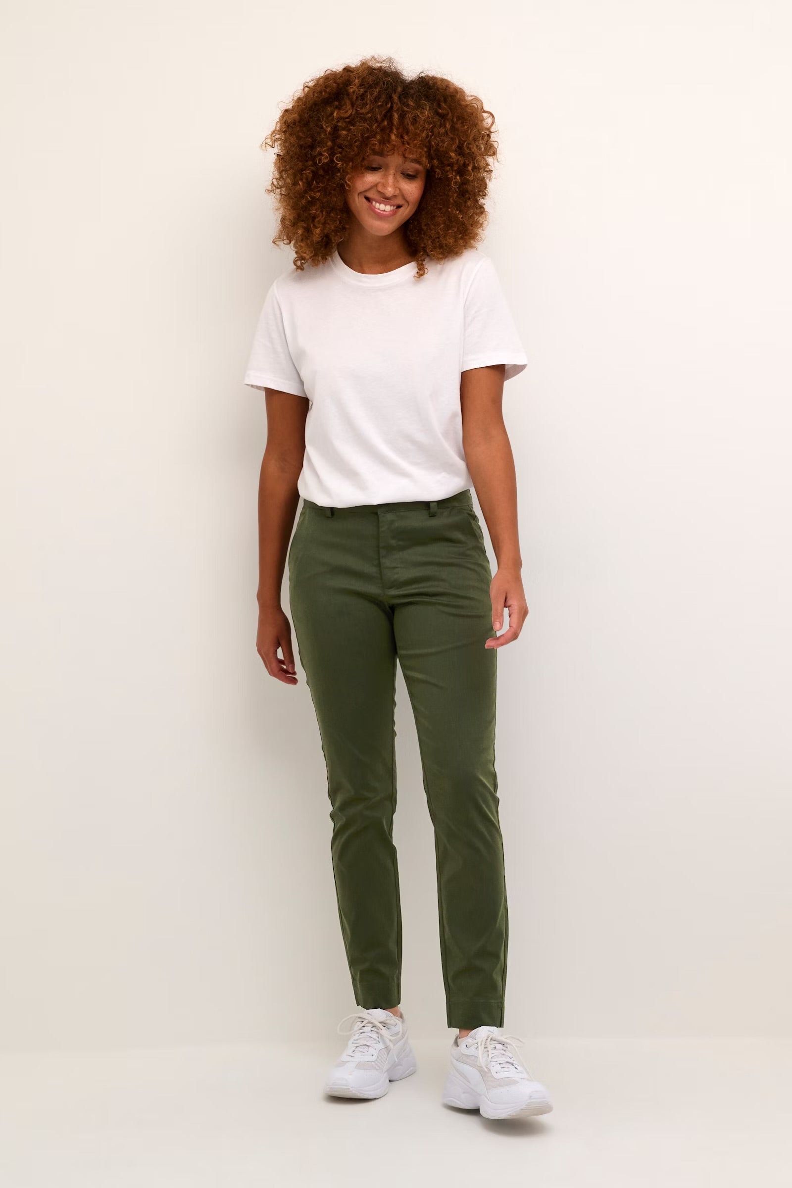 KAFFE LEA 7/8 CHINO PANT