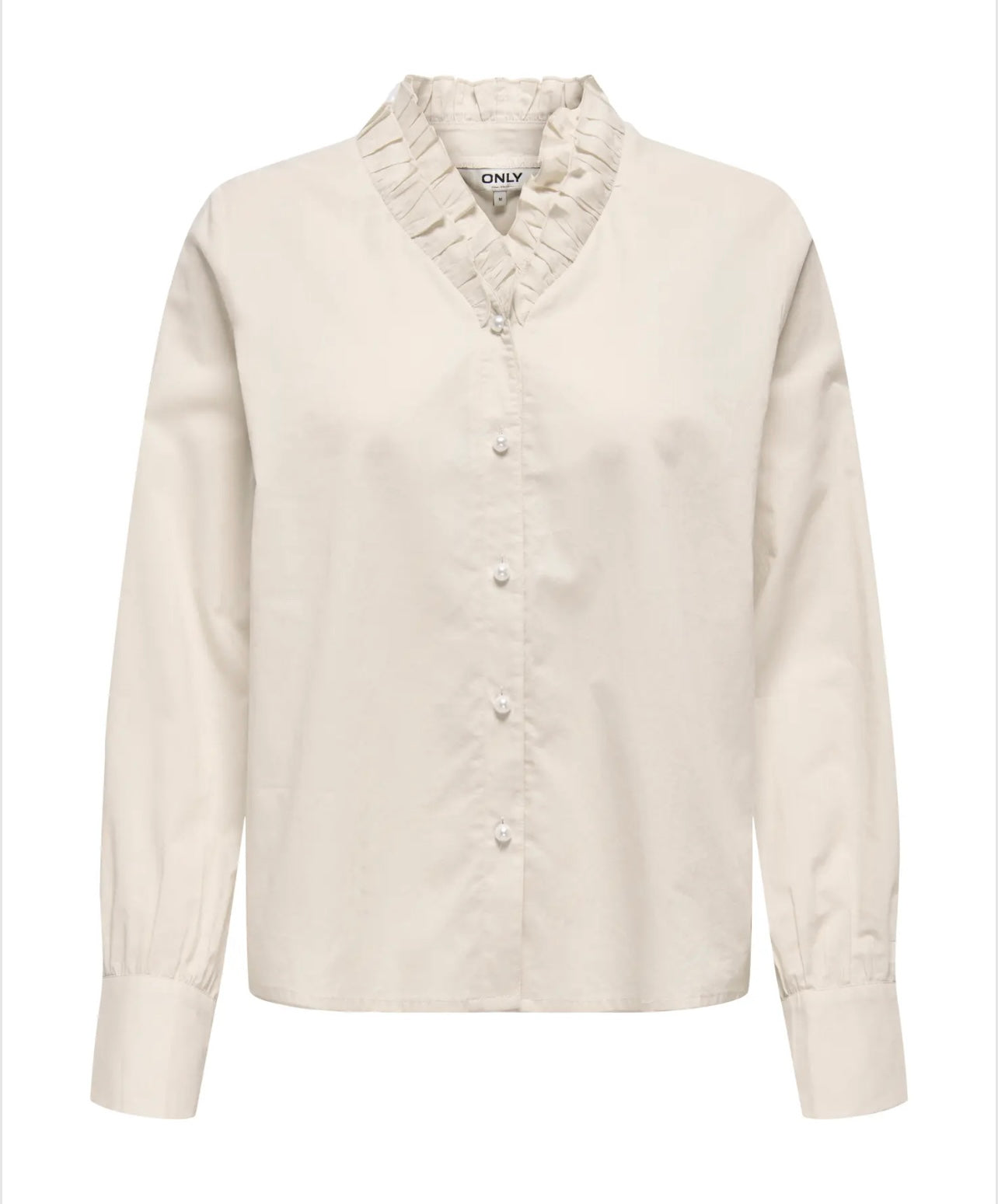 ONLY HASSIE L/S FRILL SHIRT