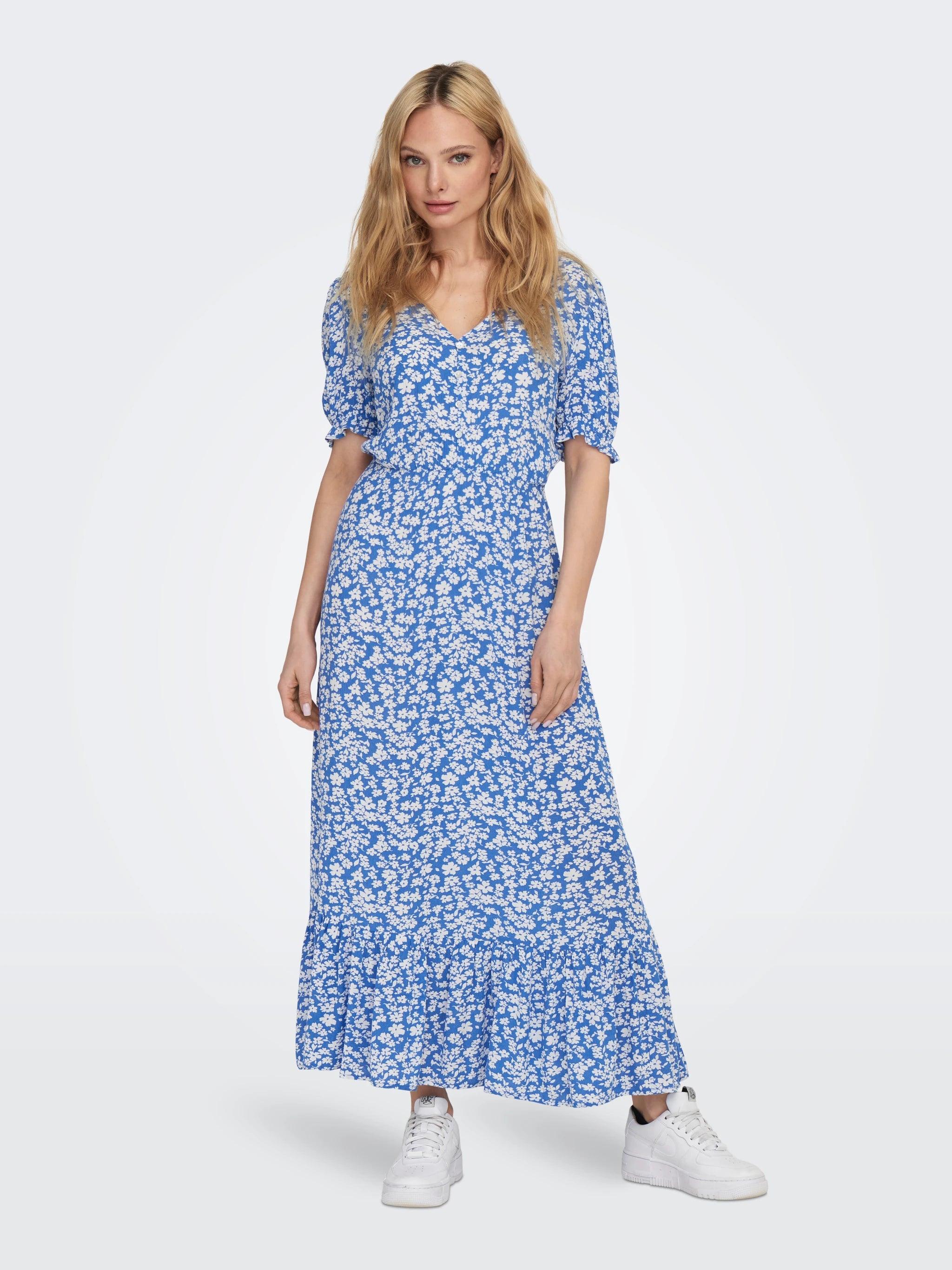 ONLY CHIANTI S/S LONG DRESS