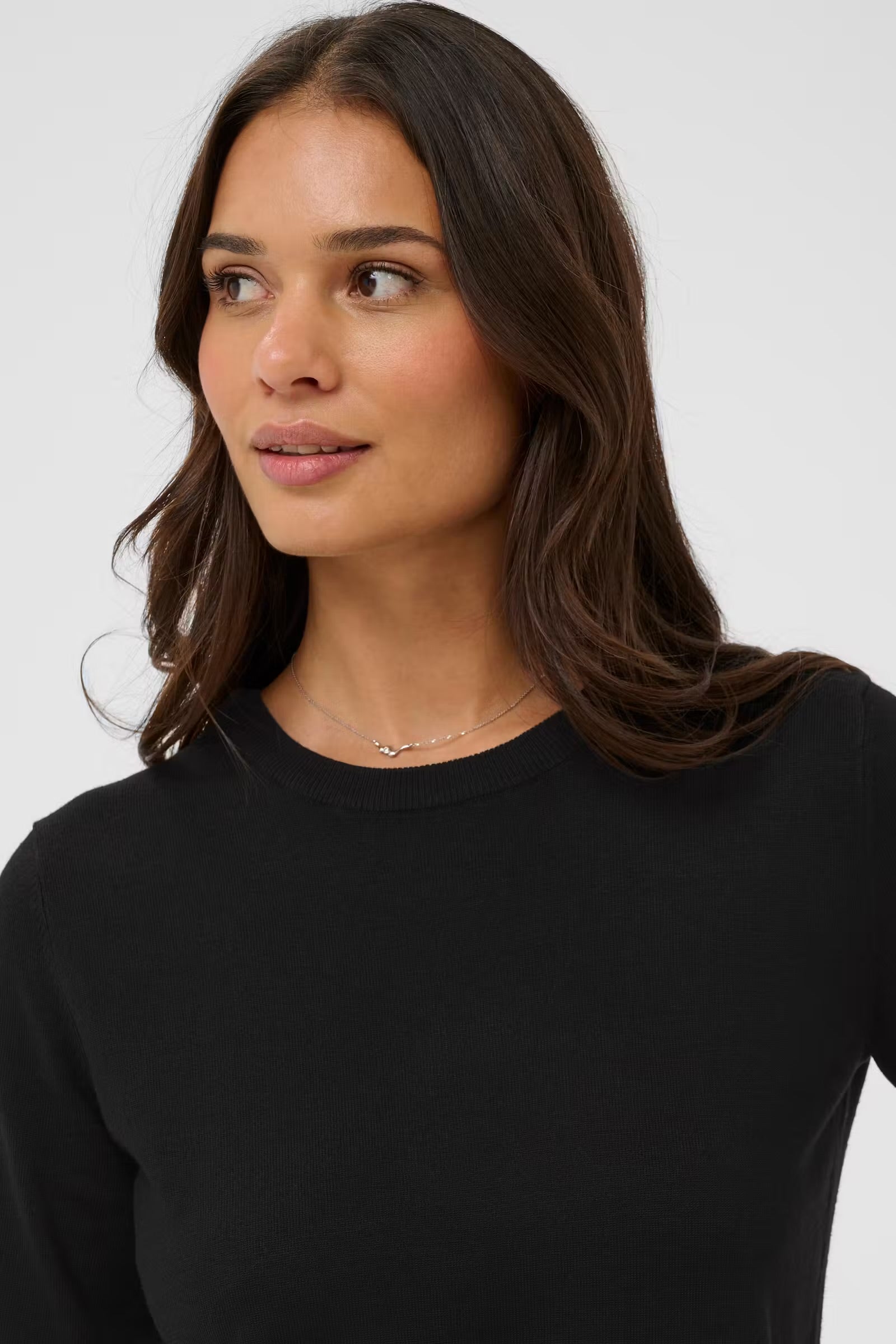 KAFFE LIZZA O-NECK PULLOVER