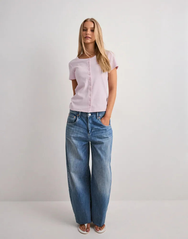 PIECES MAY SS CARDIGAN TOP