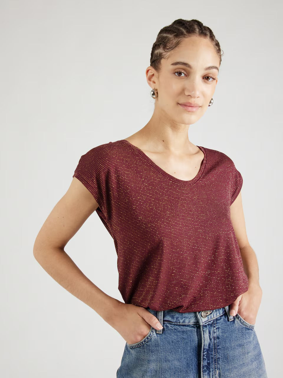 PIECES BILLO TEE LUREX STRIPES