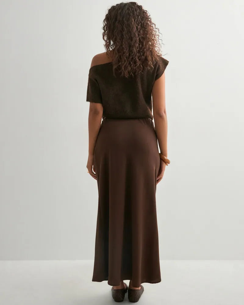 PIECES FRANAN HW ANKLE SKIRT