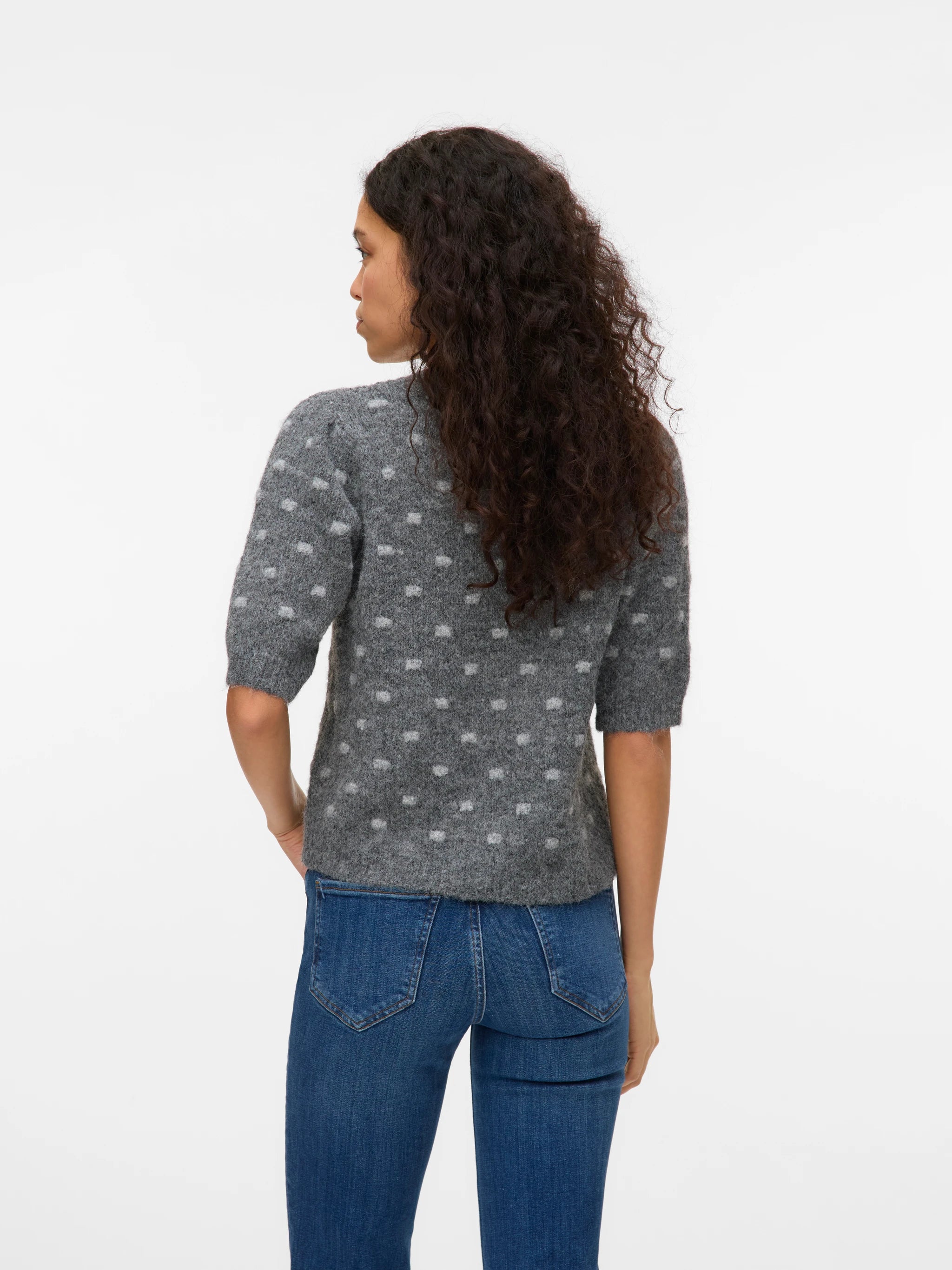 VERO MODA NOVAHDOTTY 2/4 O-NECK PULLOVER