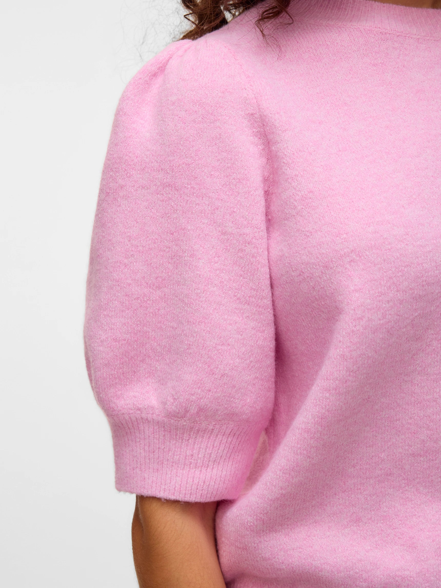 VERO MODA DOFFY 2/4 O-NEKCK PULLOVER - PINK
