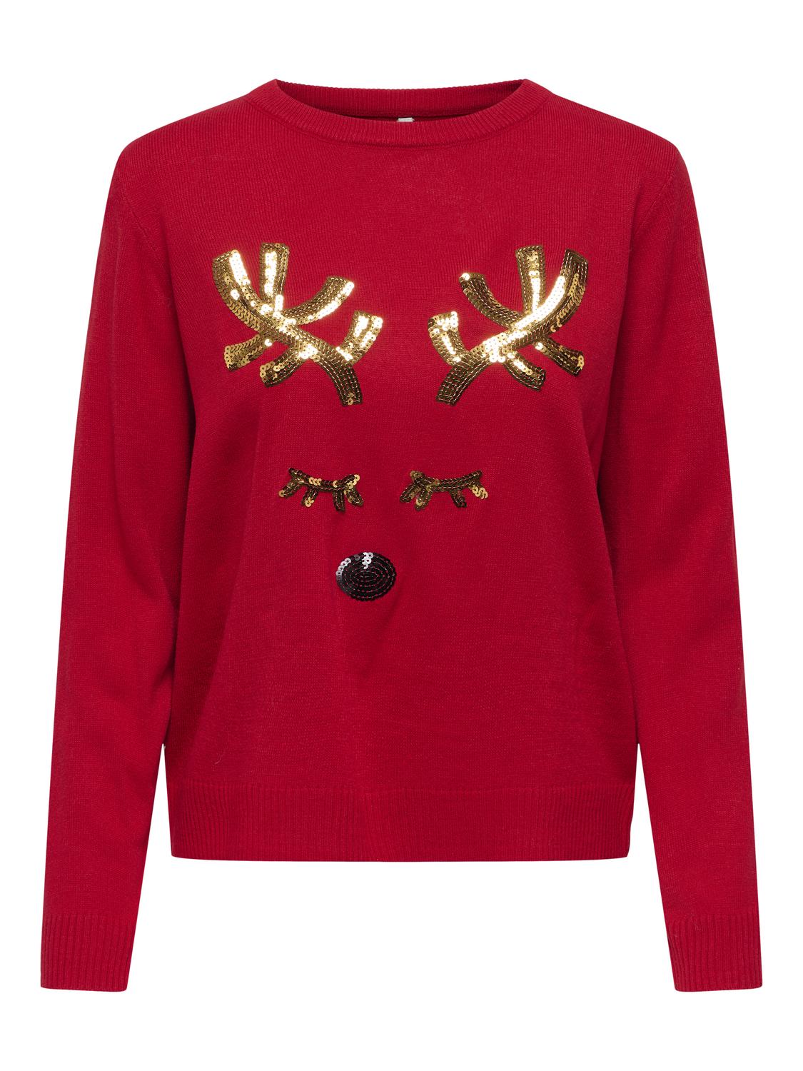 ONLY XMAS SHINE LS ONECK KNT