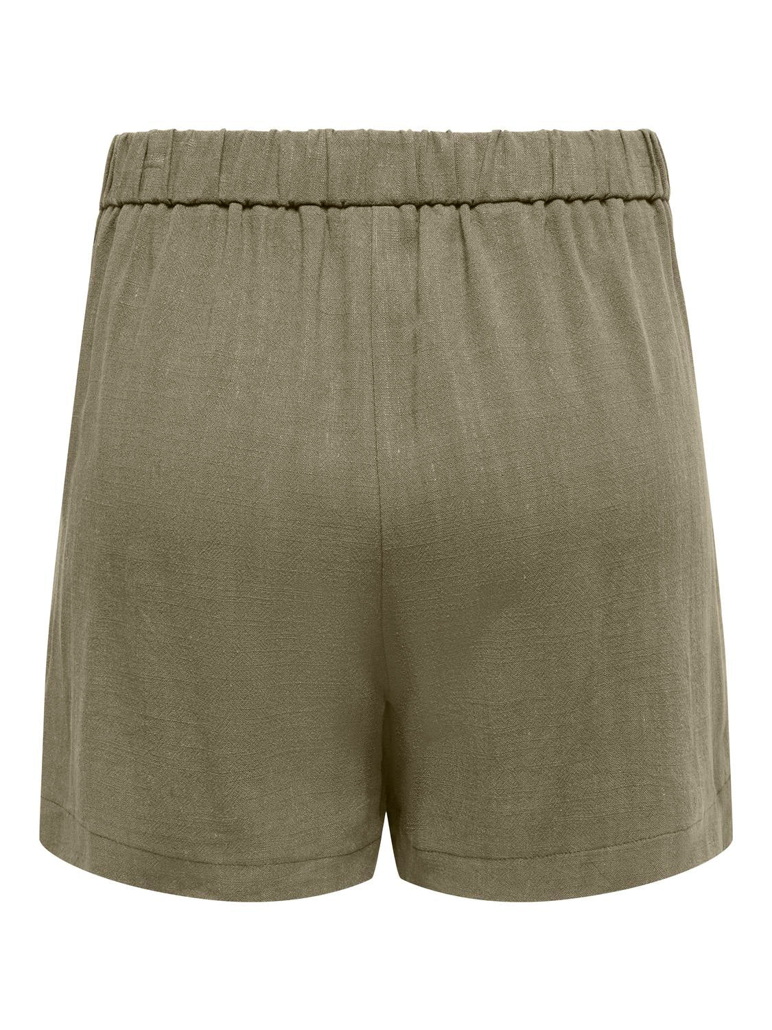 ONLY SIESTA HW SIMPLE LINEN BL SHORTS