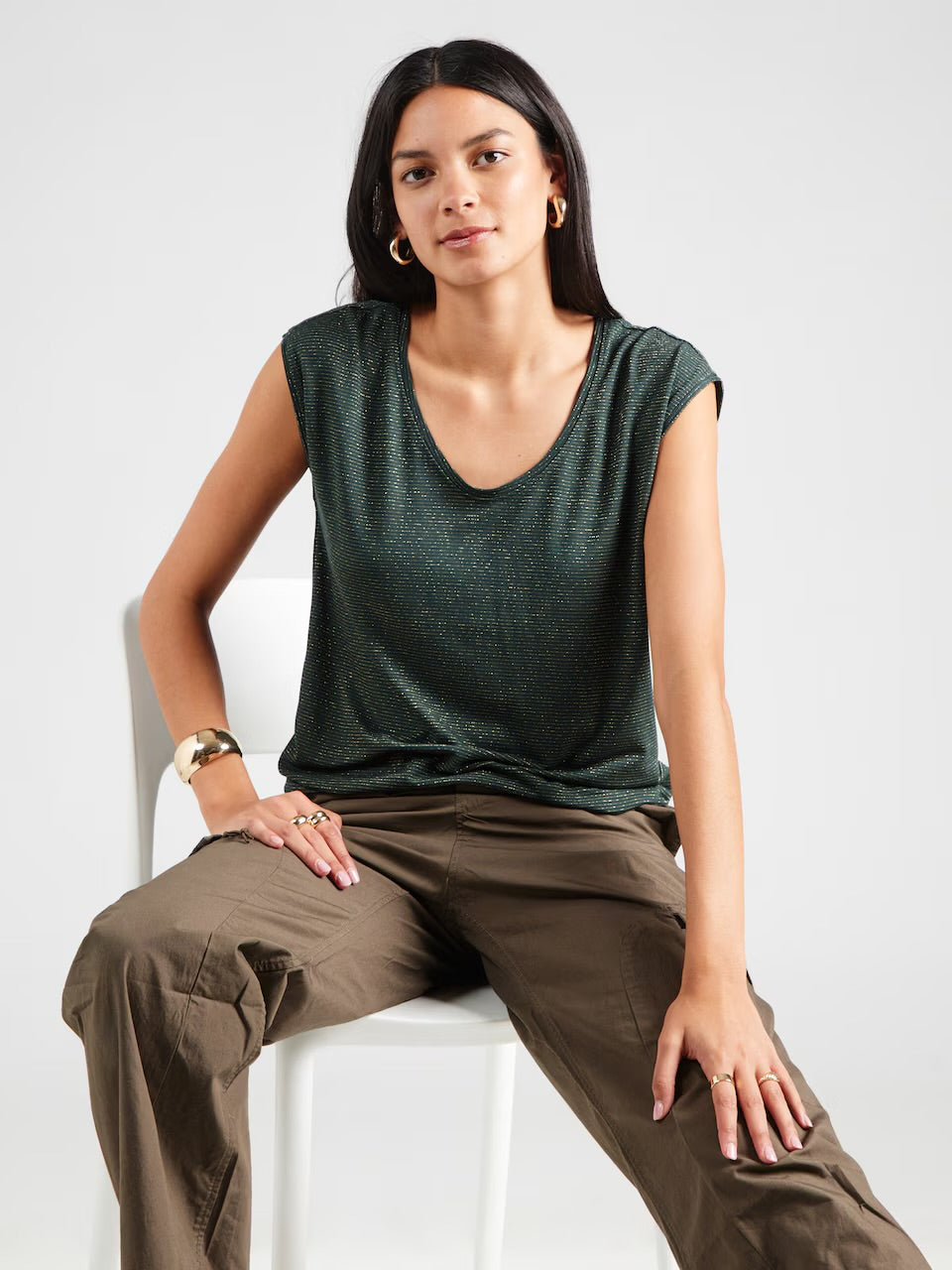 PIECES BILLO TEE LUREX STRIPES