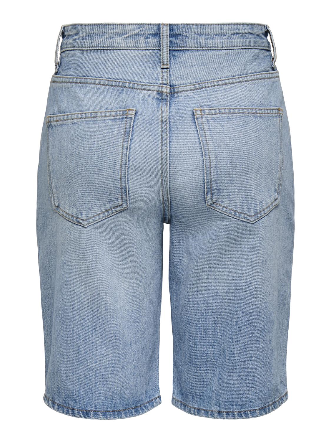 ONLY SONNY HW WIDE RHINST DNM SHORTS