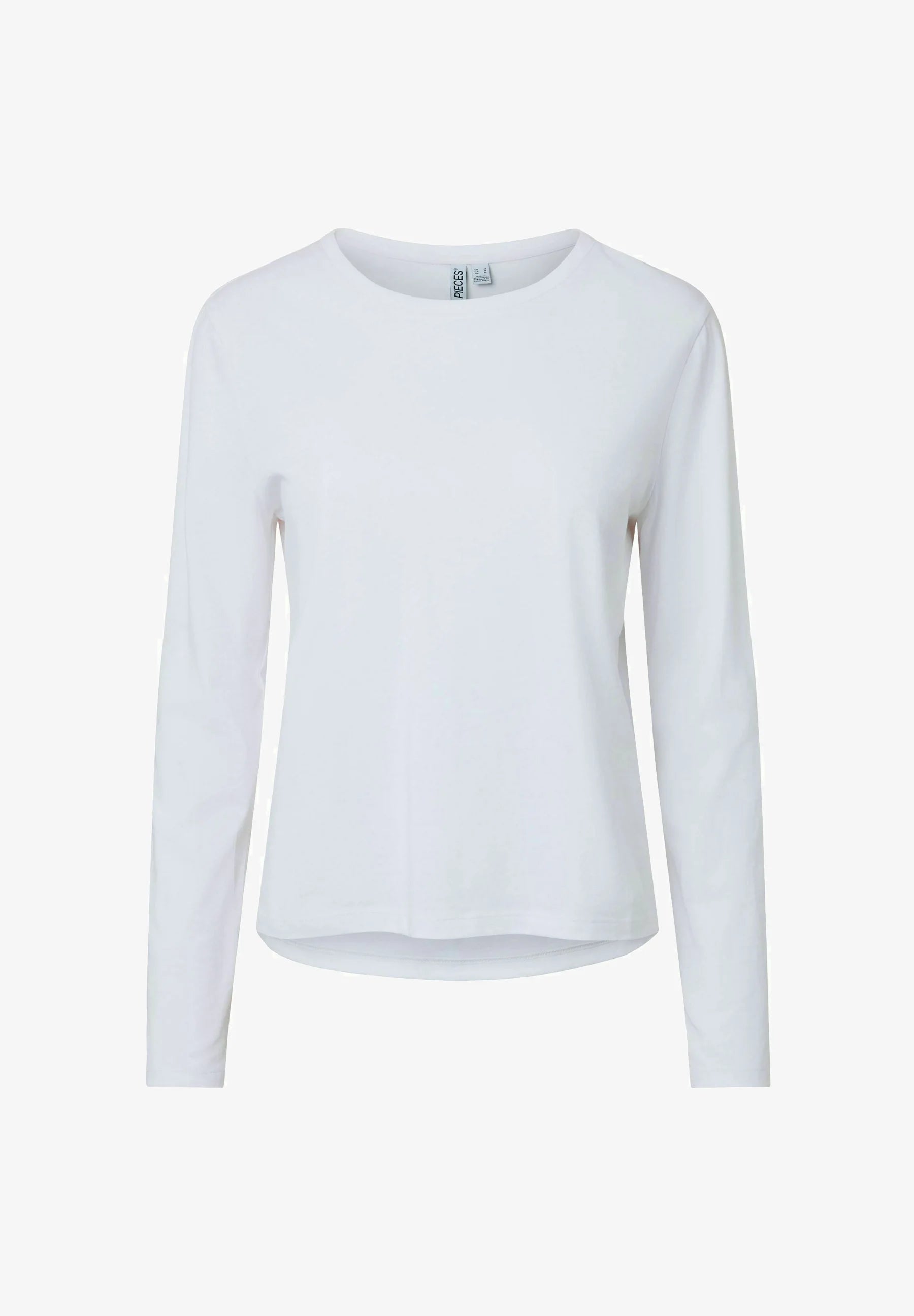 PIECES ASHLEY LS O-NECK FIT TEE