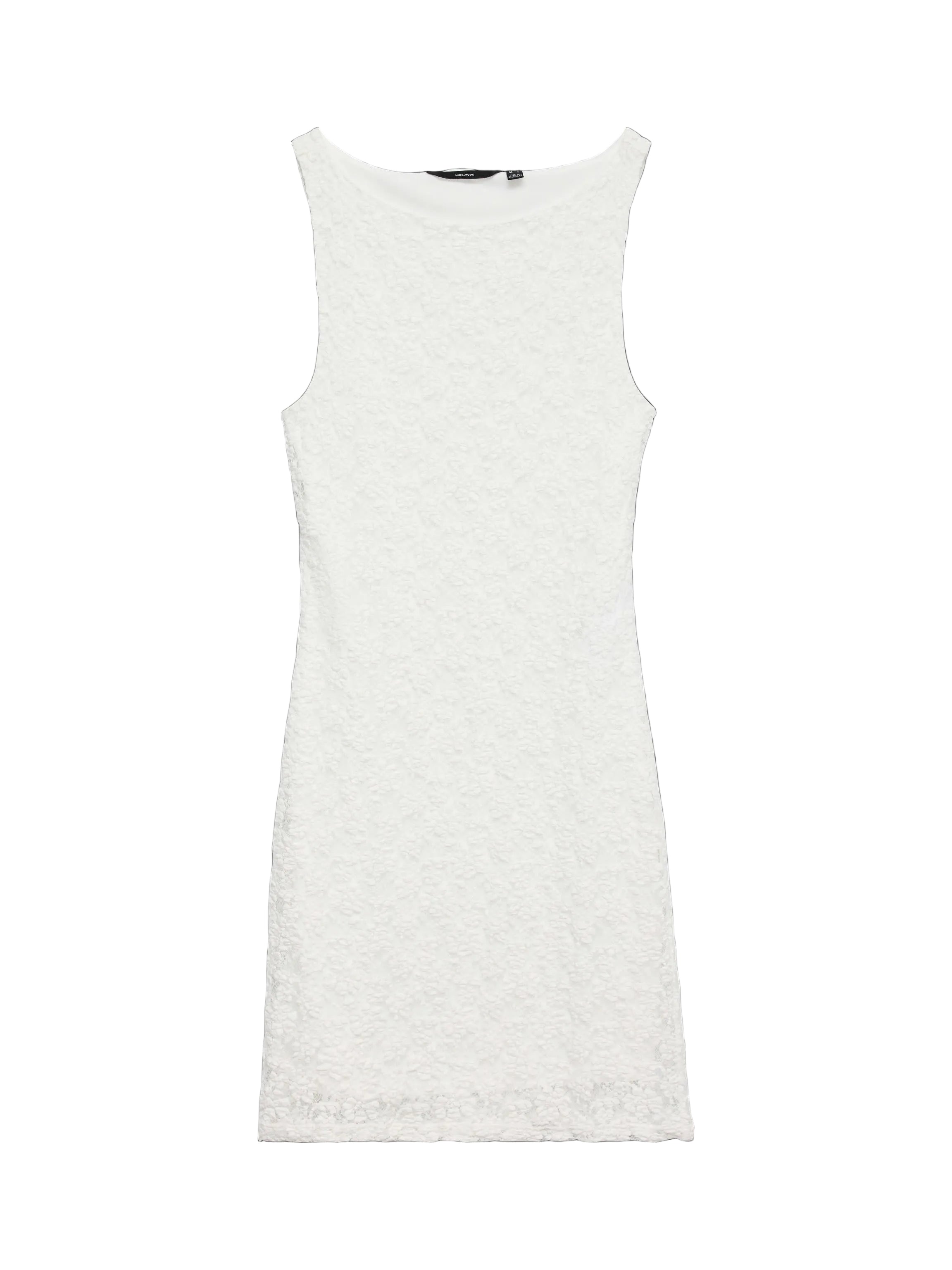 VERO MODA DOLLY SL BOAT NECK SHORT DRESS