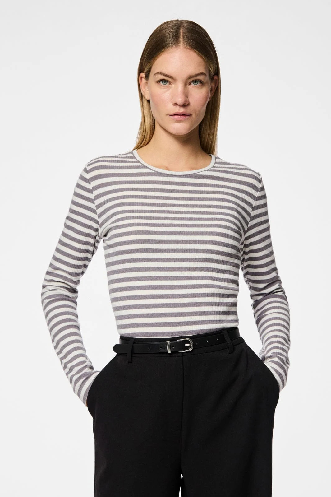 PIECES MYRA SLIM BELT