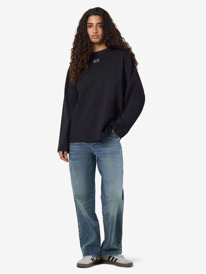 NOISY MAY NAJA L/S EMBR TOP