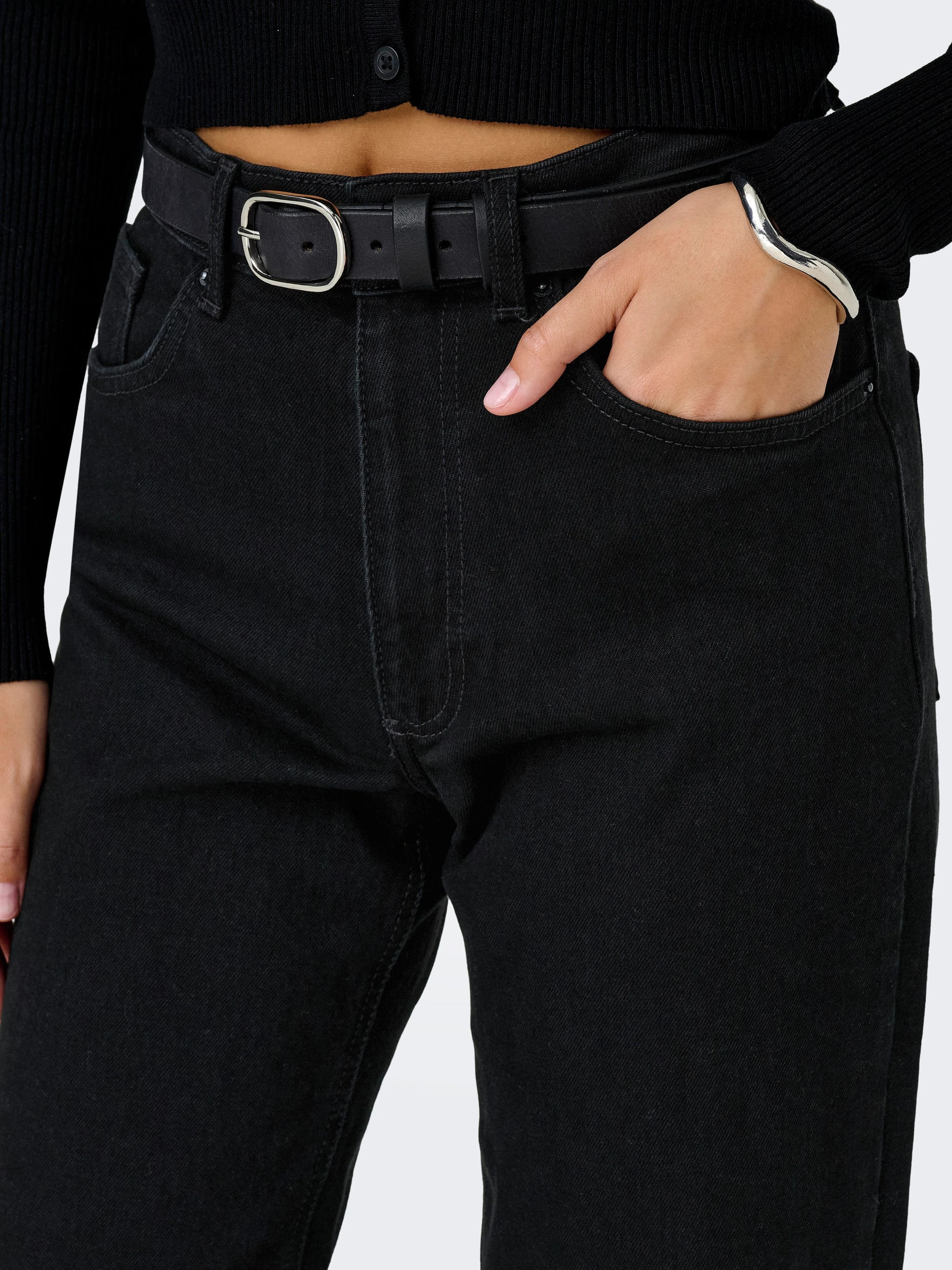 ONLY JUICY HW WIDE LEG DNM