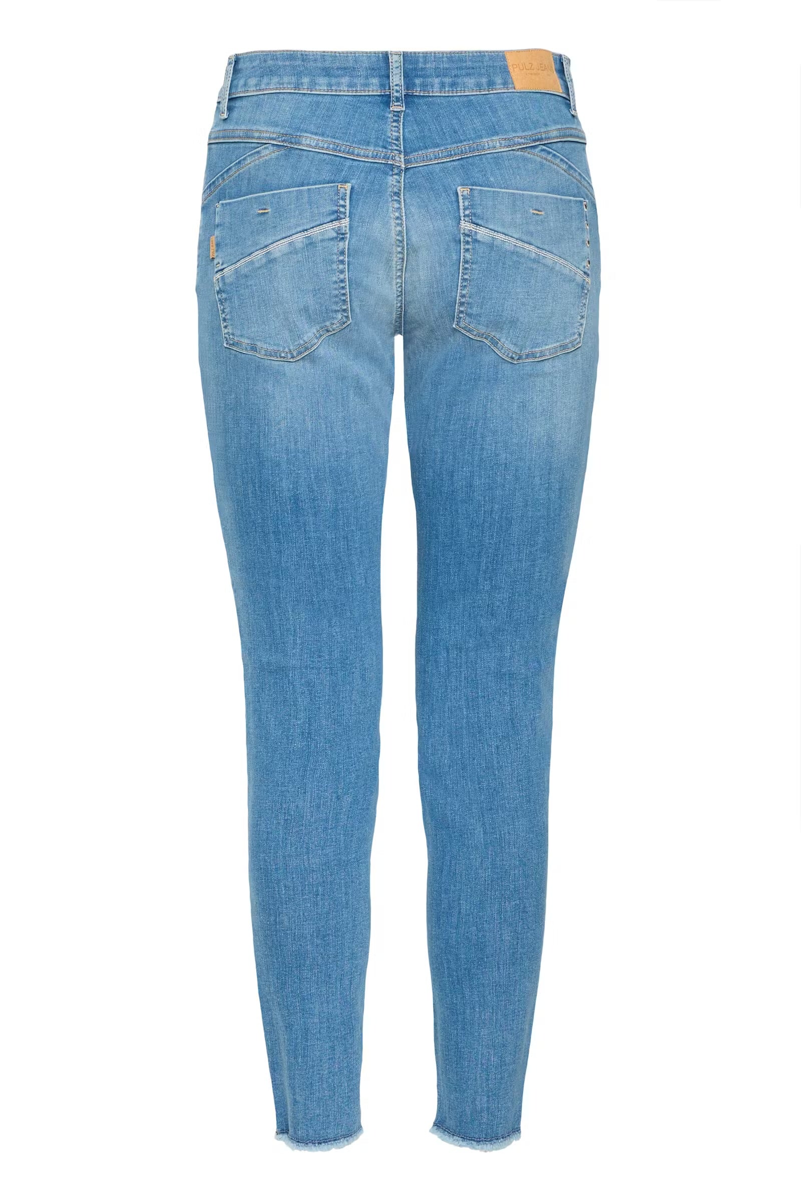 PULZ JEANS CARMEM EMB. HW SKINNY LEG