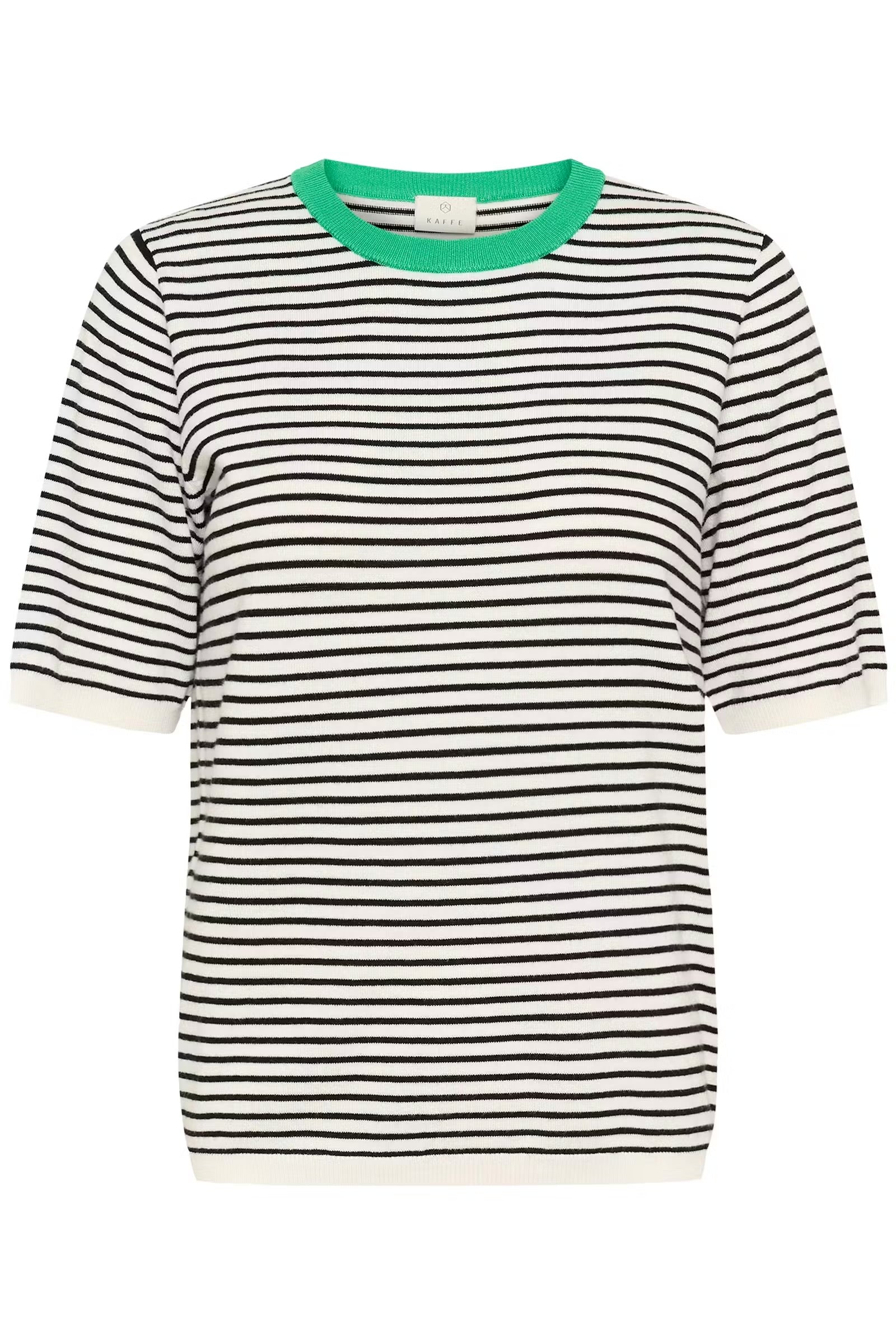 KAFFE LIZZA NARROW STRIPED PULLOVER