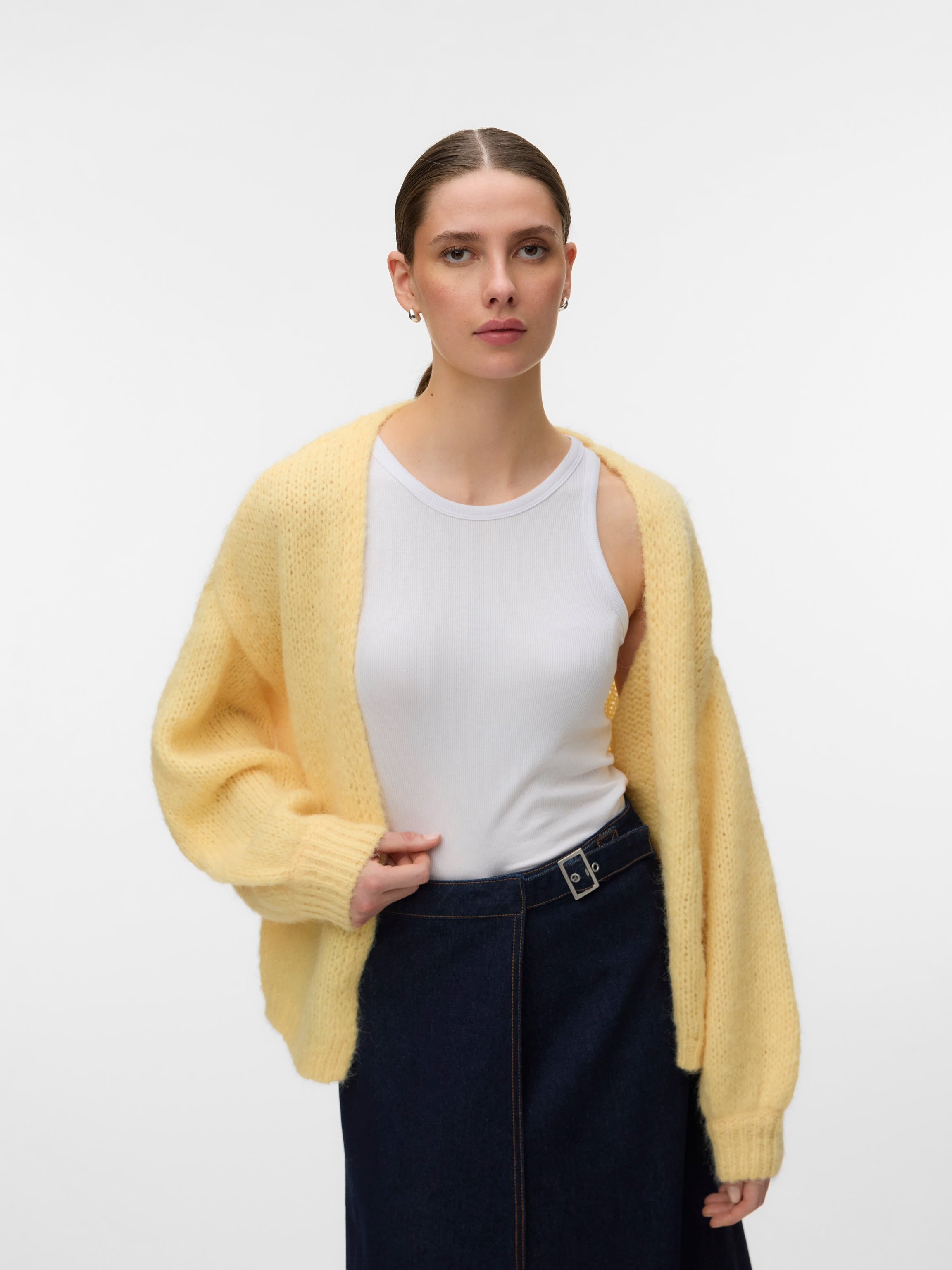 VERO MODA MAYBE LS OPEN CARDIGAN