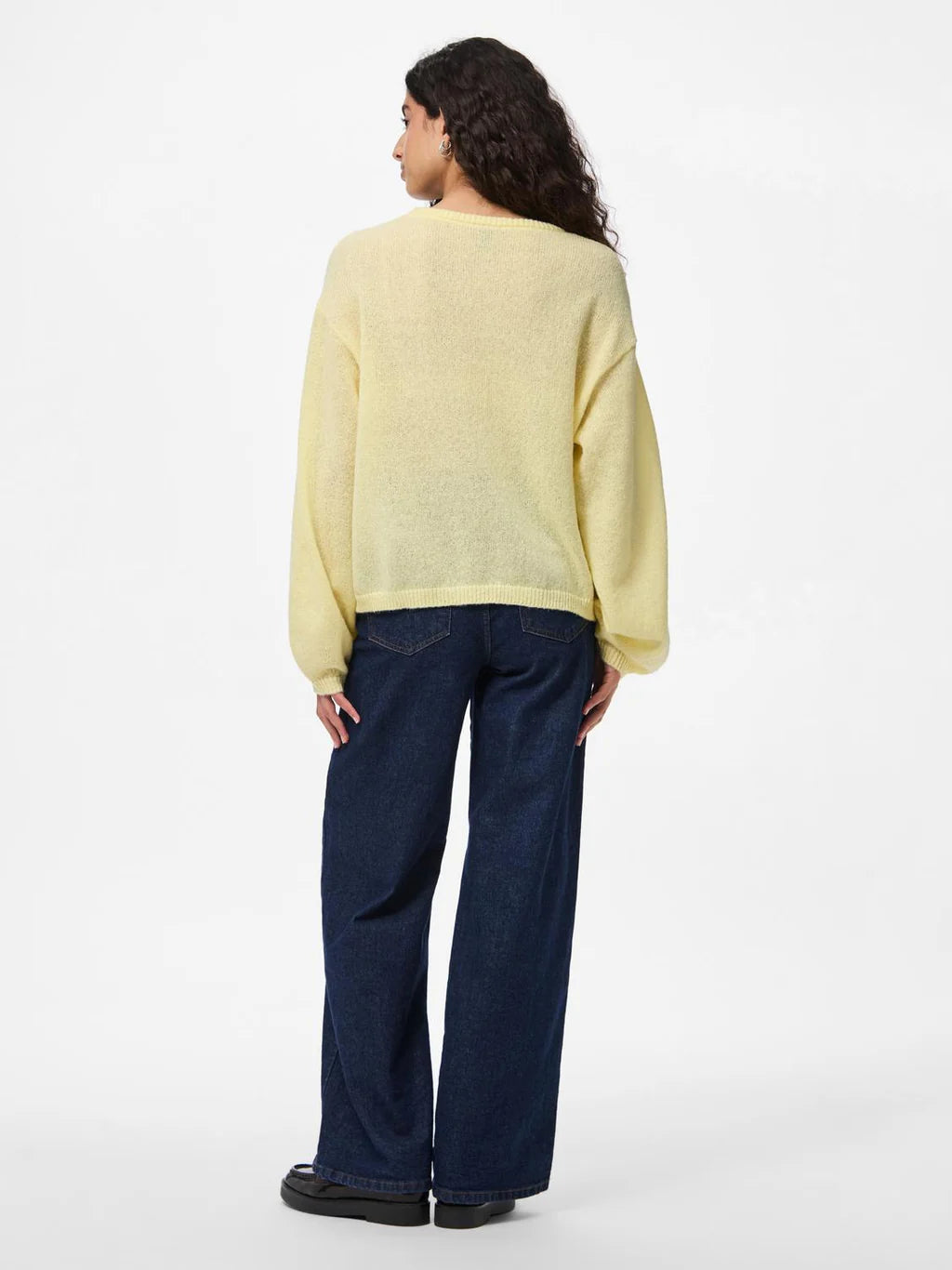 PIECES IDA LS O-NECK KNIT