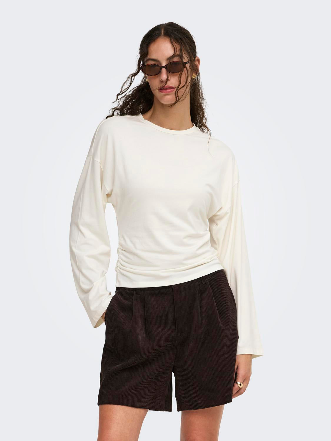 ONLY MIST LS O-NECK TOP JRS