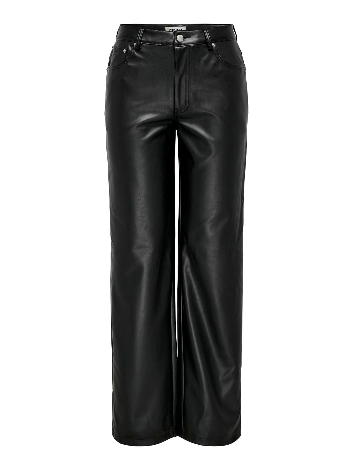 ONLY KIRI HW STRAIGHT FAUX LEATHER PANT