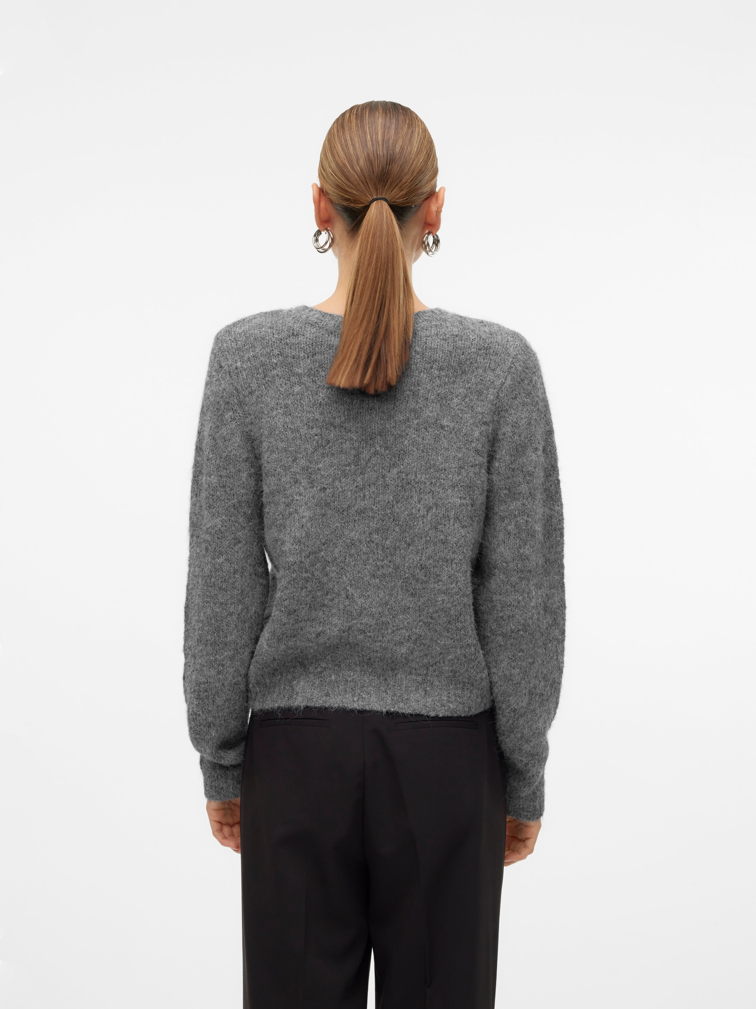 VERO MODA NOVAH LS ONECK BUTTON CARDIGAN