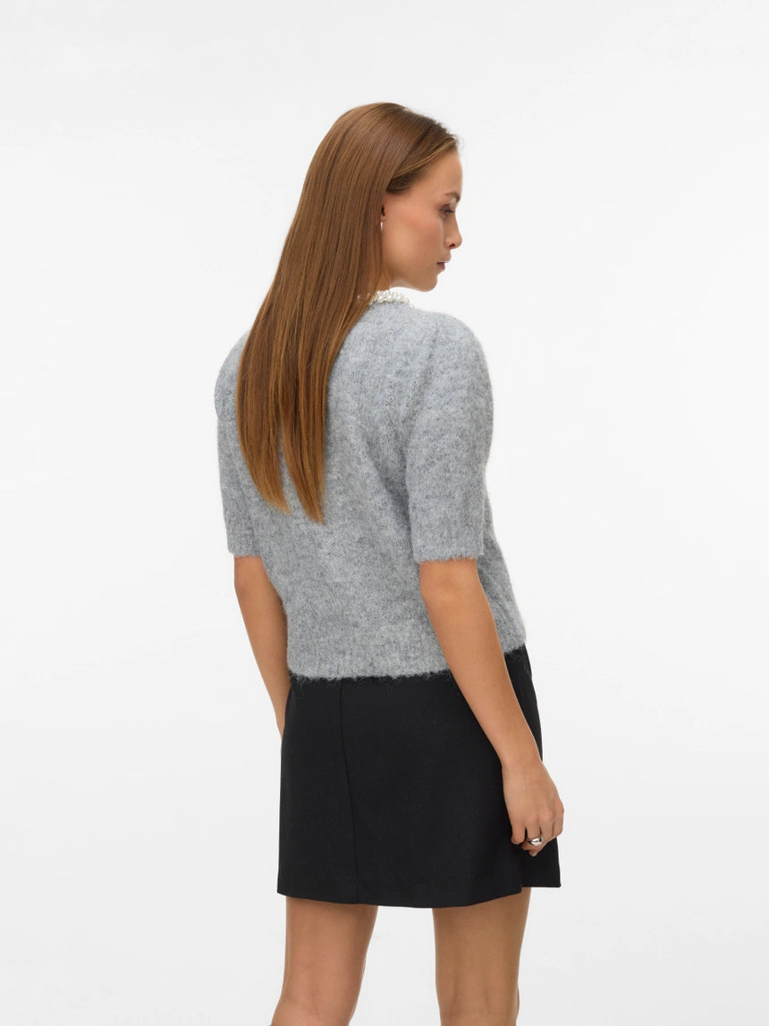 VERO MODA OCEAN 2/4 O-NECK JEWELLERY CARDIGAN