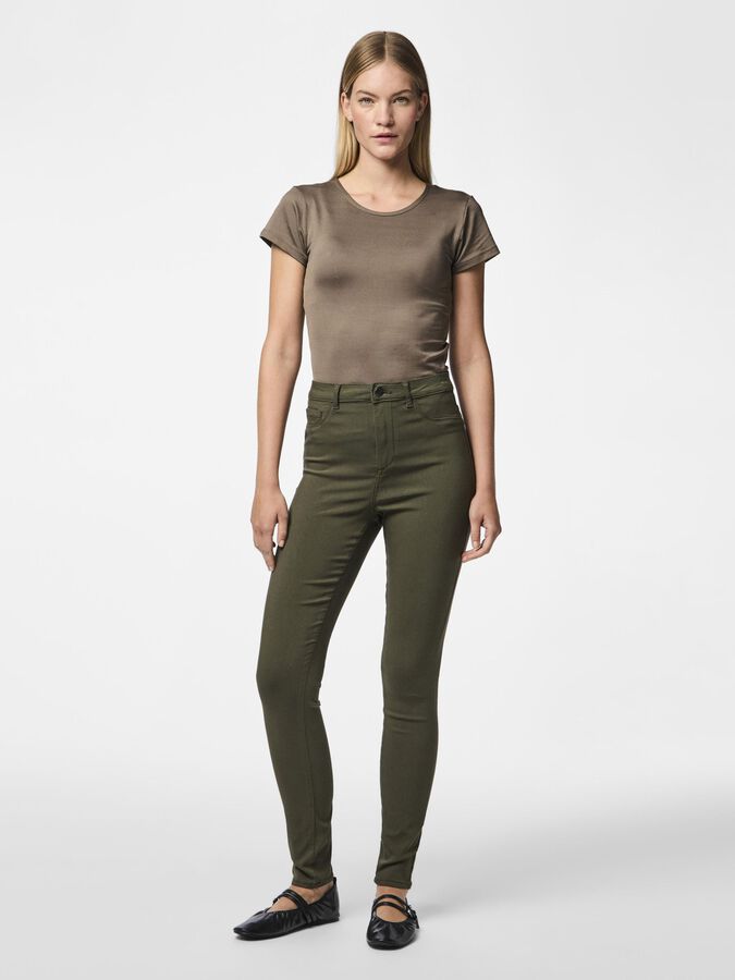PIECES HIGHSKIN WEAR JEGGINGS