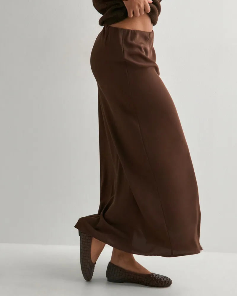 PIECES FRANAN HW ANKLE SKIRT