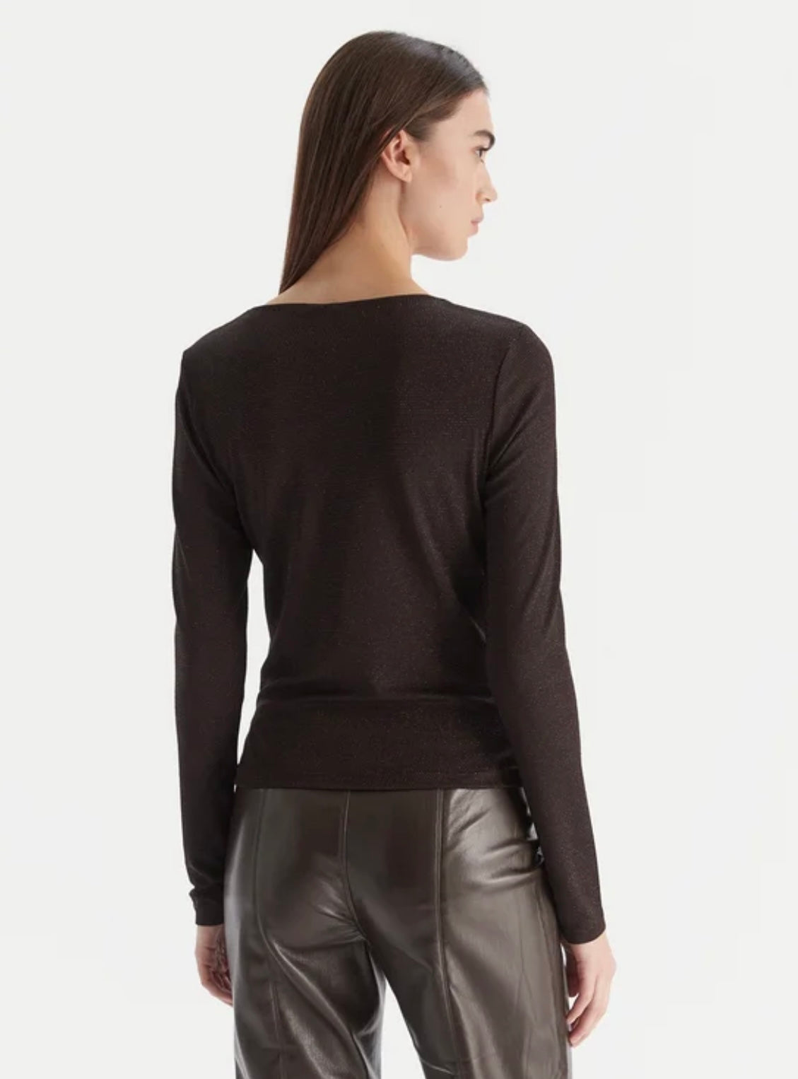VERO MODA KANVA LS SQUARE NECK TOP