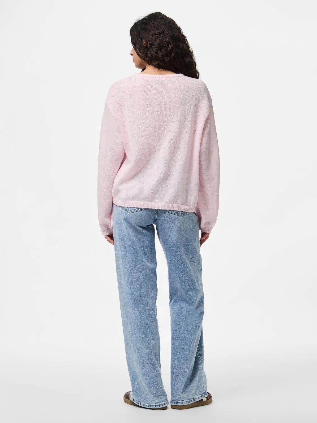 PIECES IDA LS O-NECK KNIT