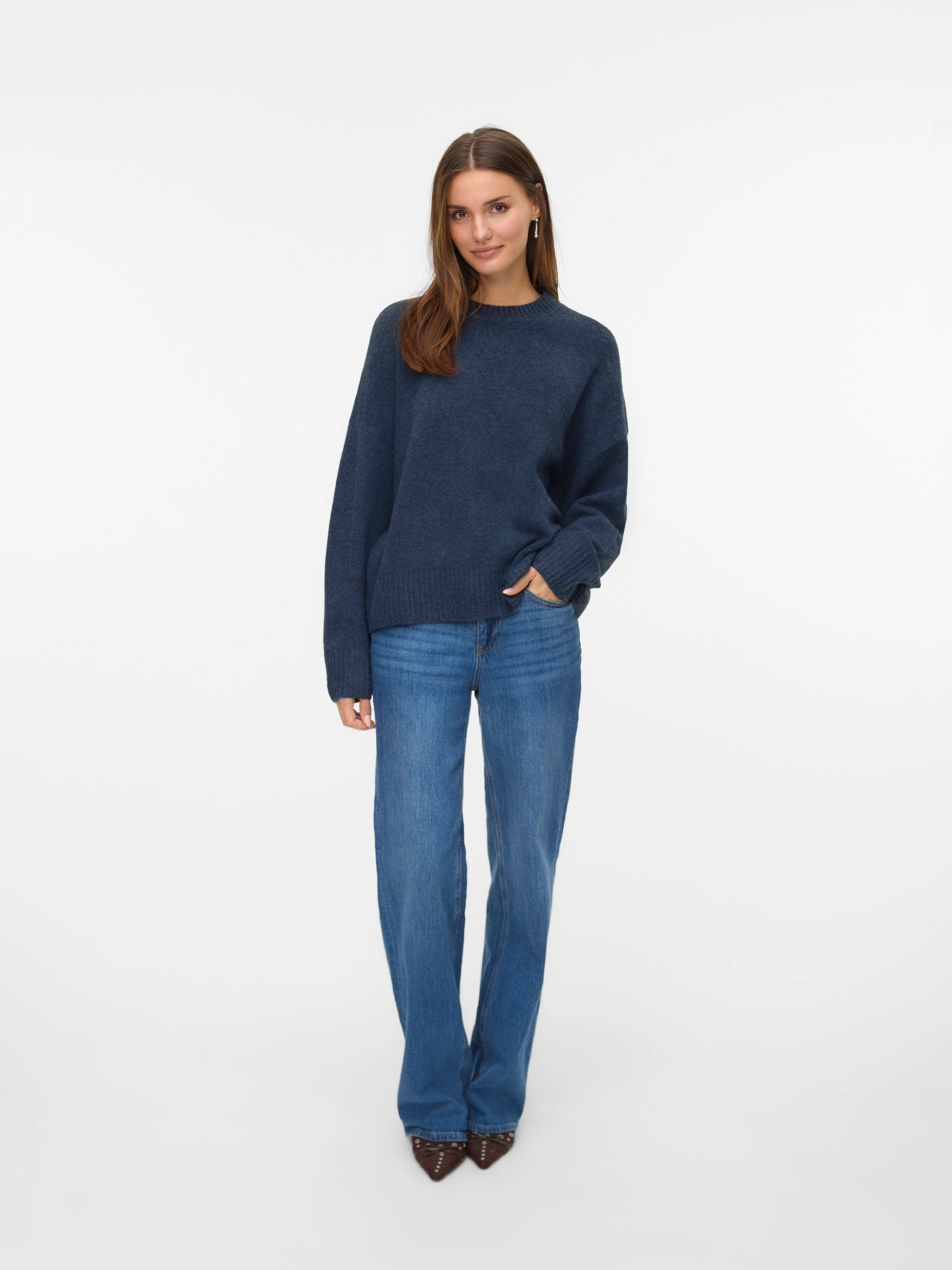 VERO MODA BOOM LS O-NECK PULLOVER