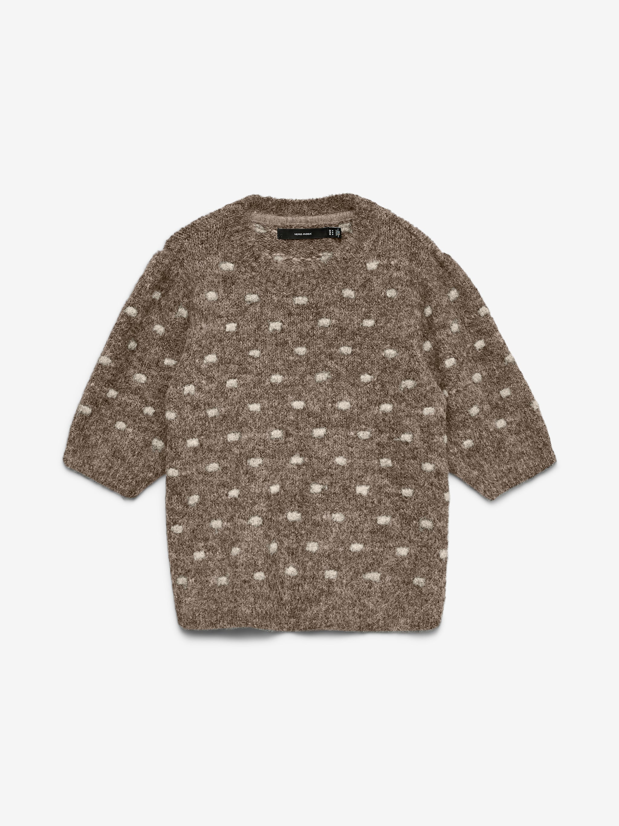 VERO MODA NOVAHDOTTY 2/4 O-NECK PULLOVER