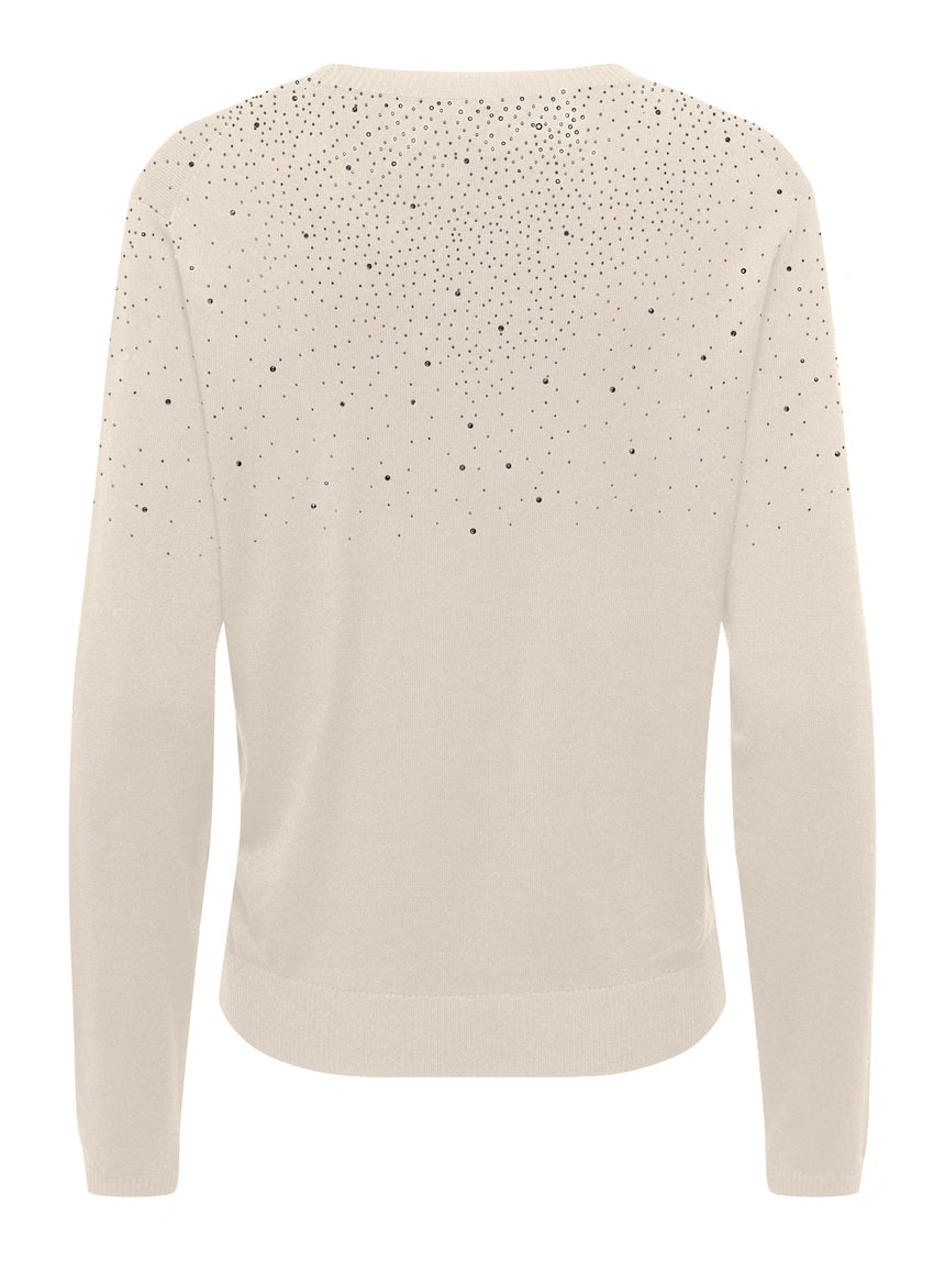 ONLY ANABELLA LS BLING O-NECK KNIT