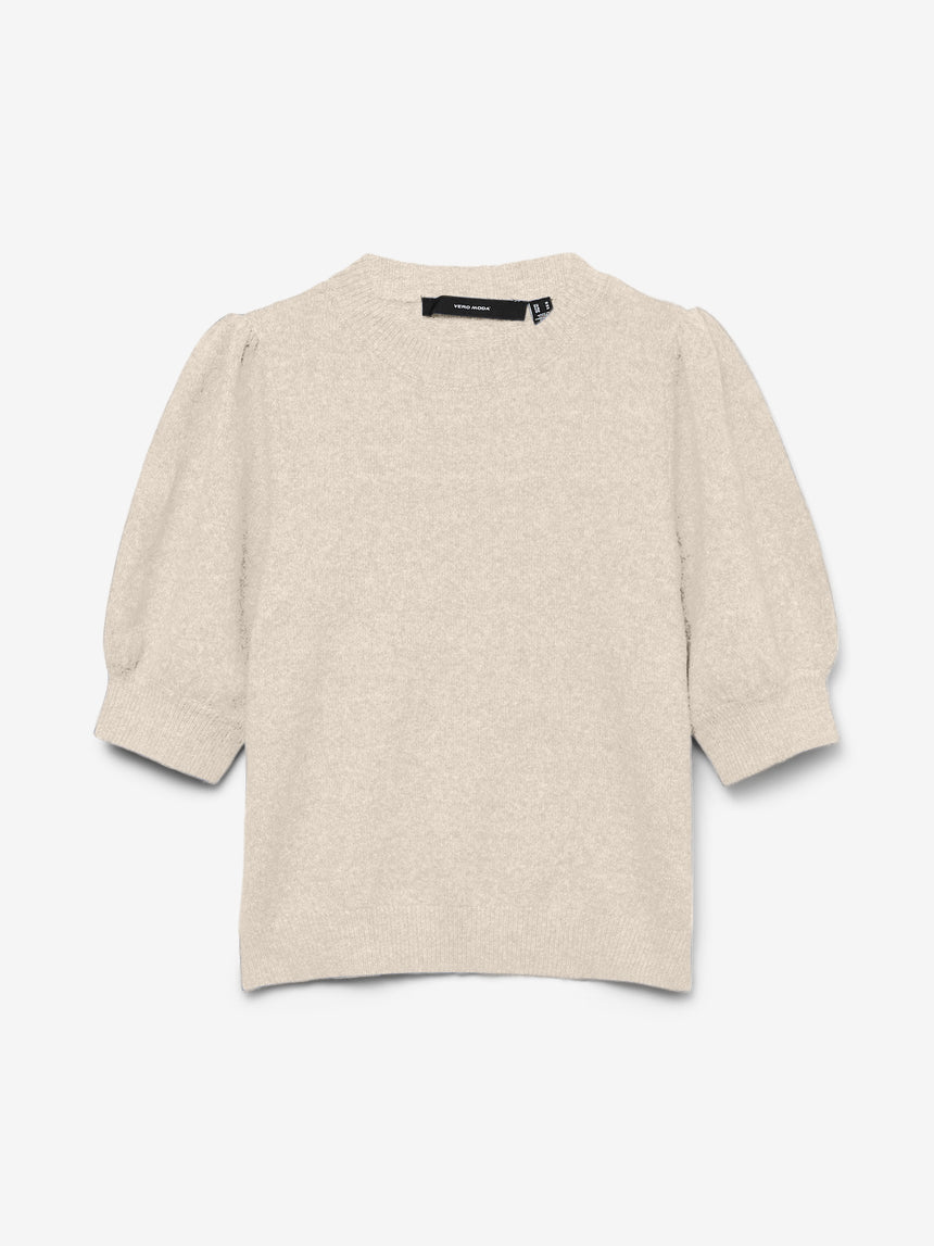 VERO MODA DOFFY 2/4 O-NEKCK PULLOVER - BIRCH