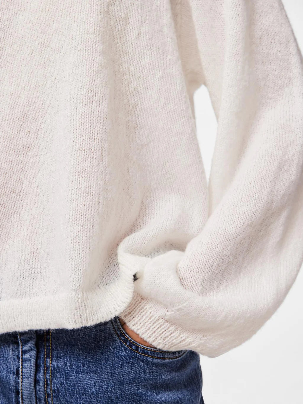 PIECES IDA LS O-NECK KNIT
