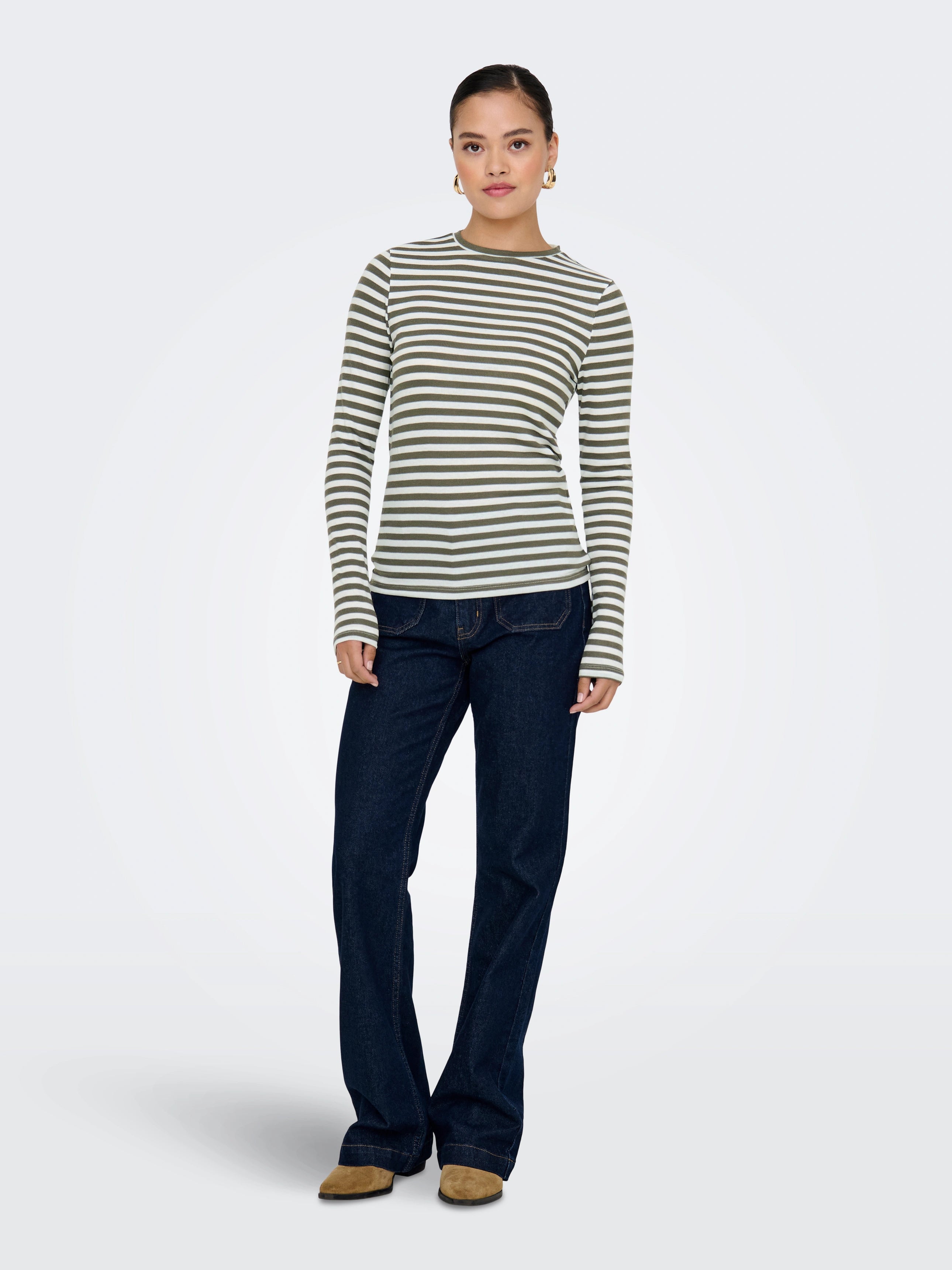 ONLY MAI STRIPE L/S TOP