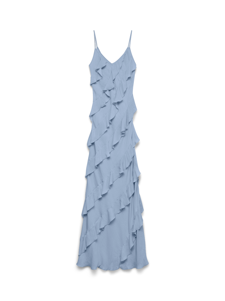 VERO MODA ICELYN SL RUFFLE MAXI DRESS