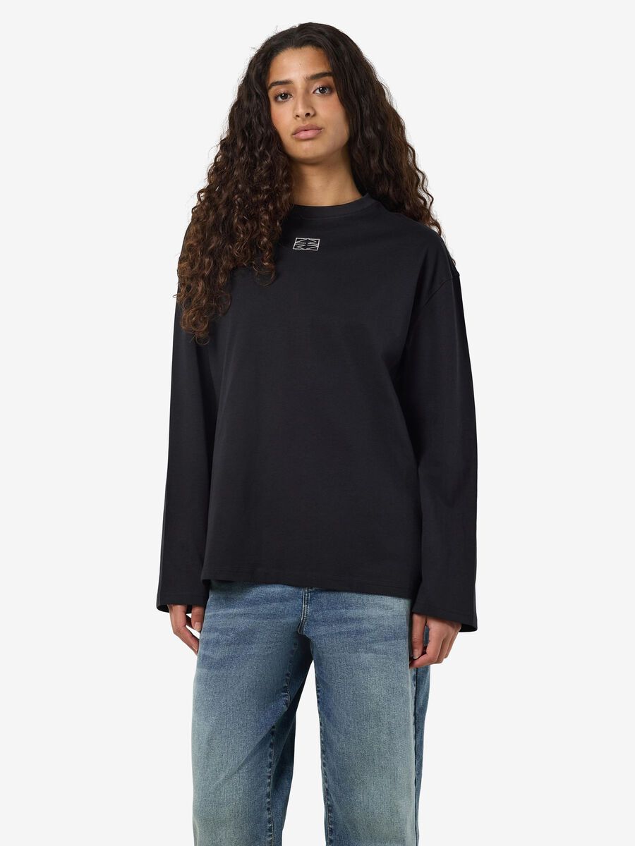 NOISY MAY NAJA L/S EMBR TOP