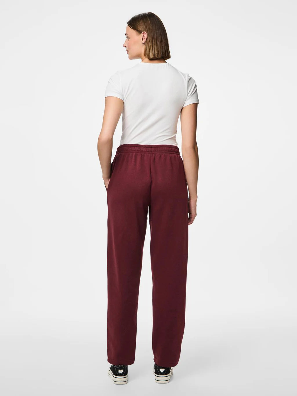 PIECES CHILLI HW STRAIGHT SWEAT PANTS