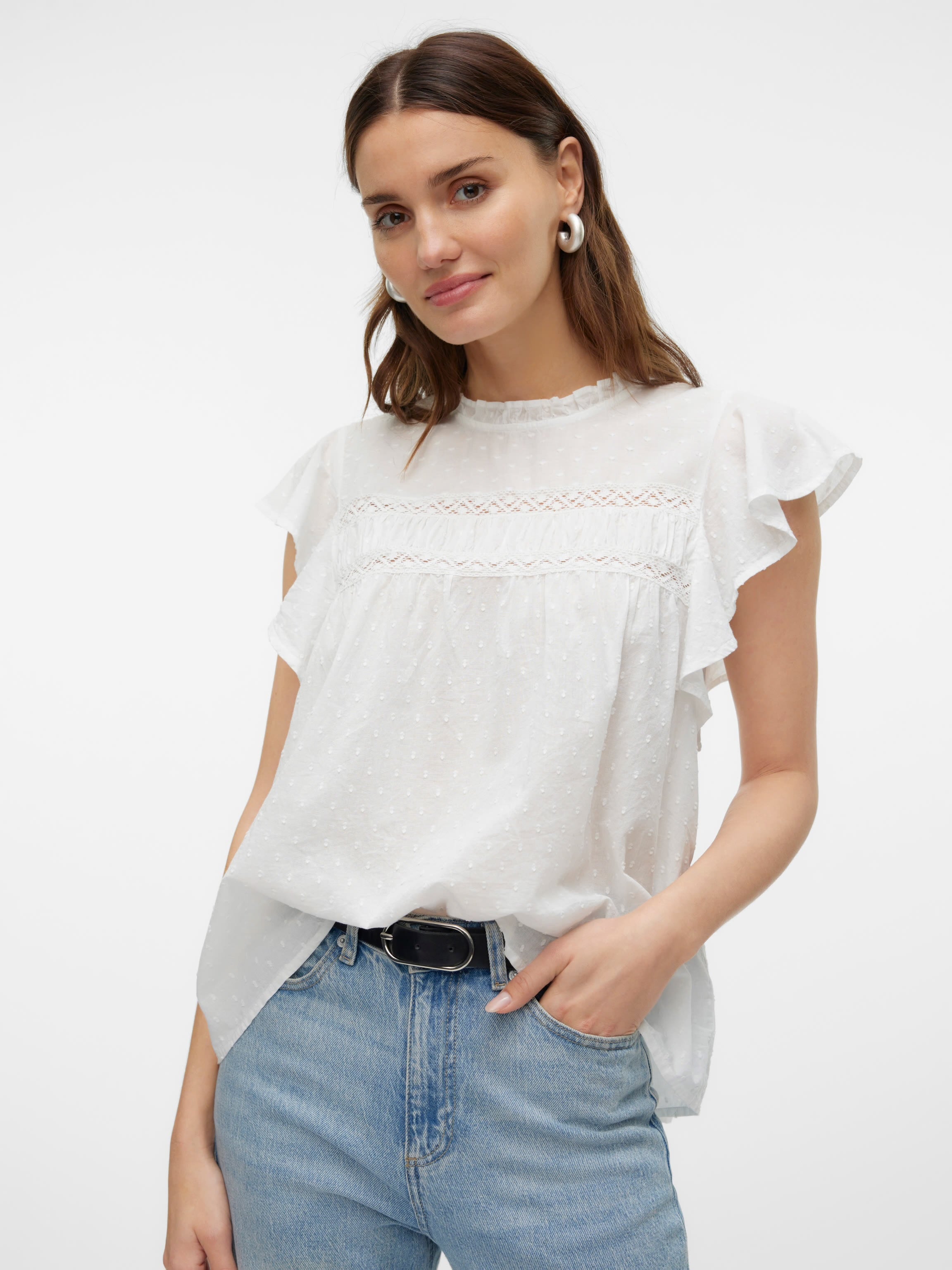 VERO MODA TRINE SL LACE TOP