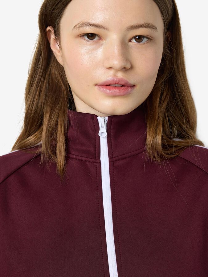 NOISY MAY JENNA L/S HIGH NECK ZIPPER