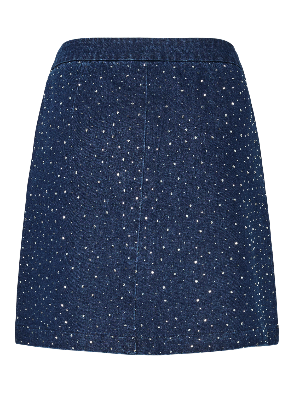 PIECES ROBERTA HW RHINESTONE DENIM SKIRT